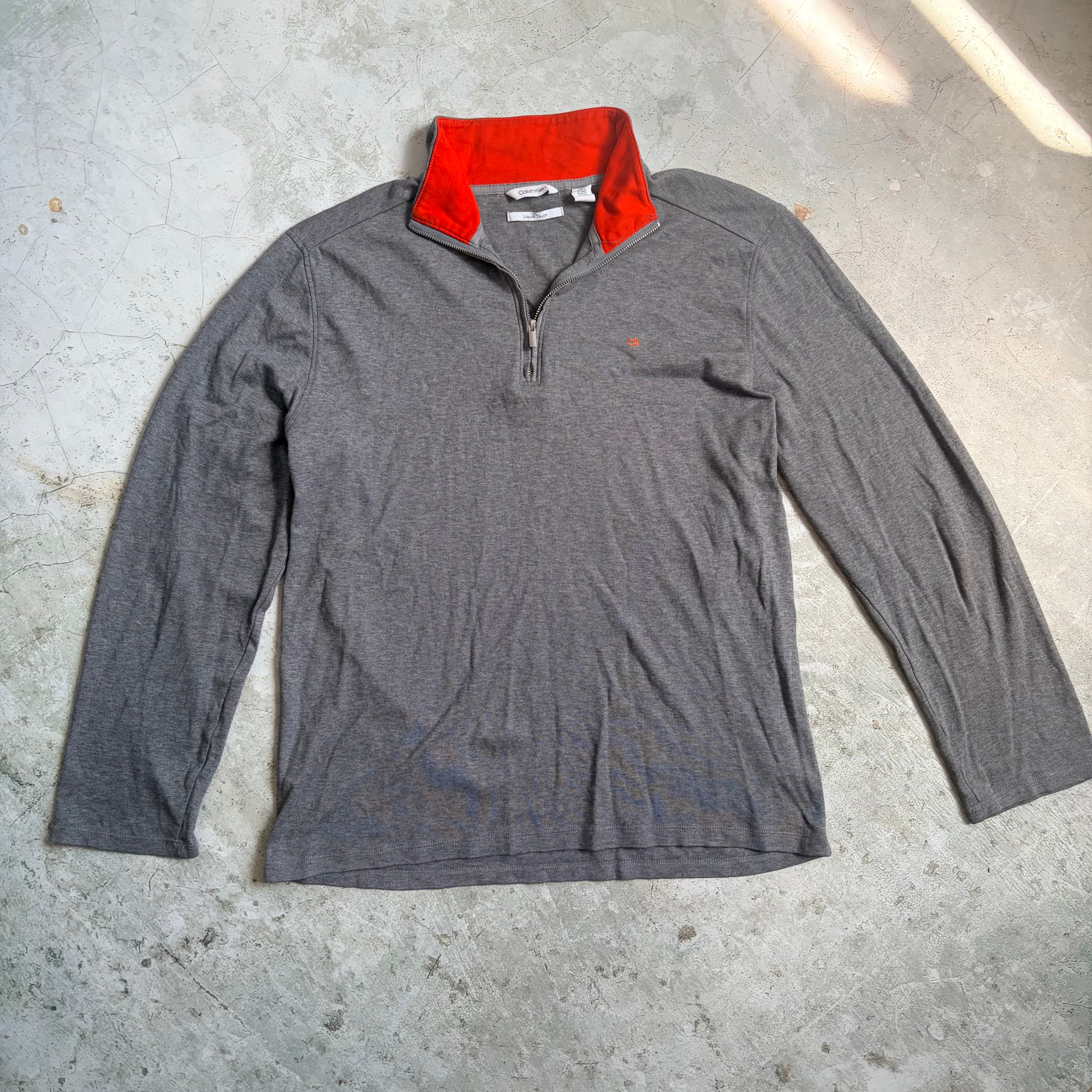 Calvin Klein Galaxy gray Half zip, миниатюра 7