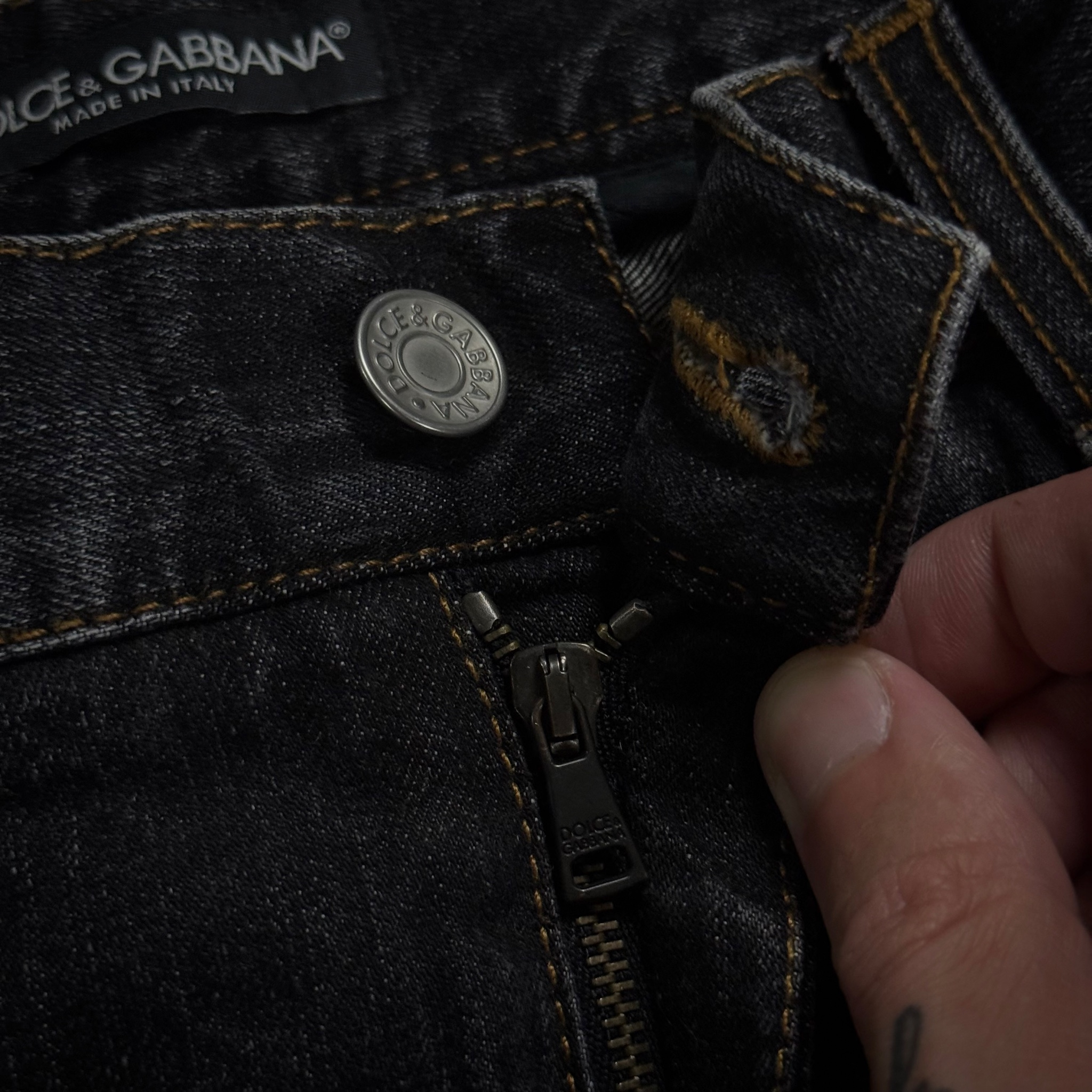 Dolce&Gabbana Distressed Grey Jeans, миниатюра 6