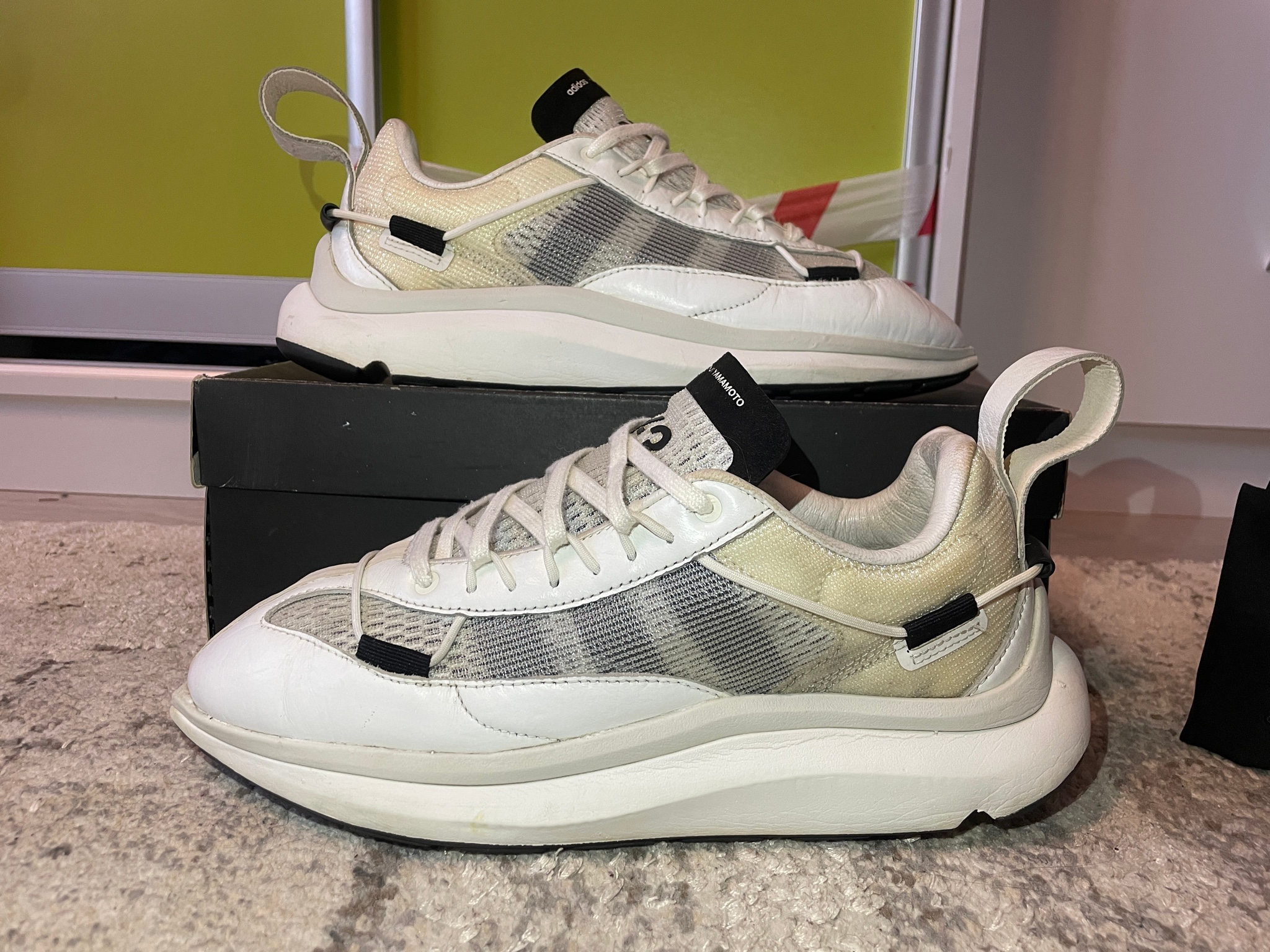 Adidas x Yohji Yamamoto Y-3 Shiku Run White Orbit Grey, миниатюра 2