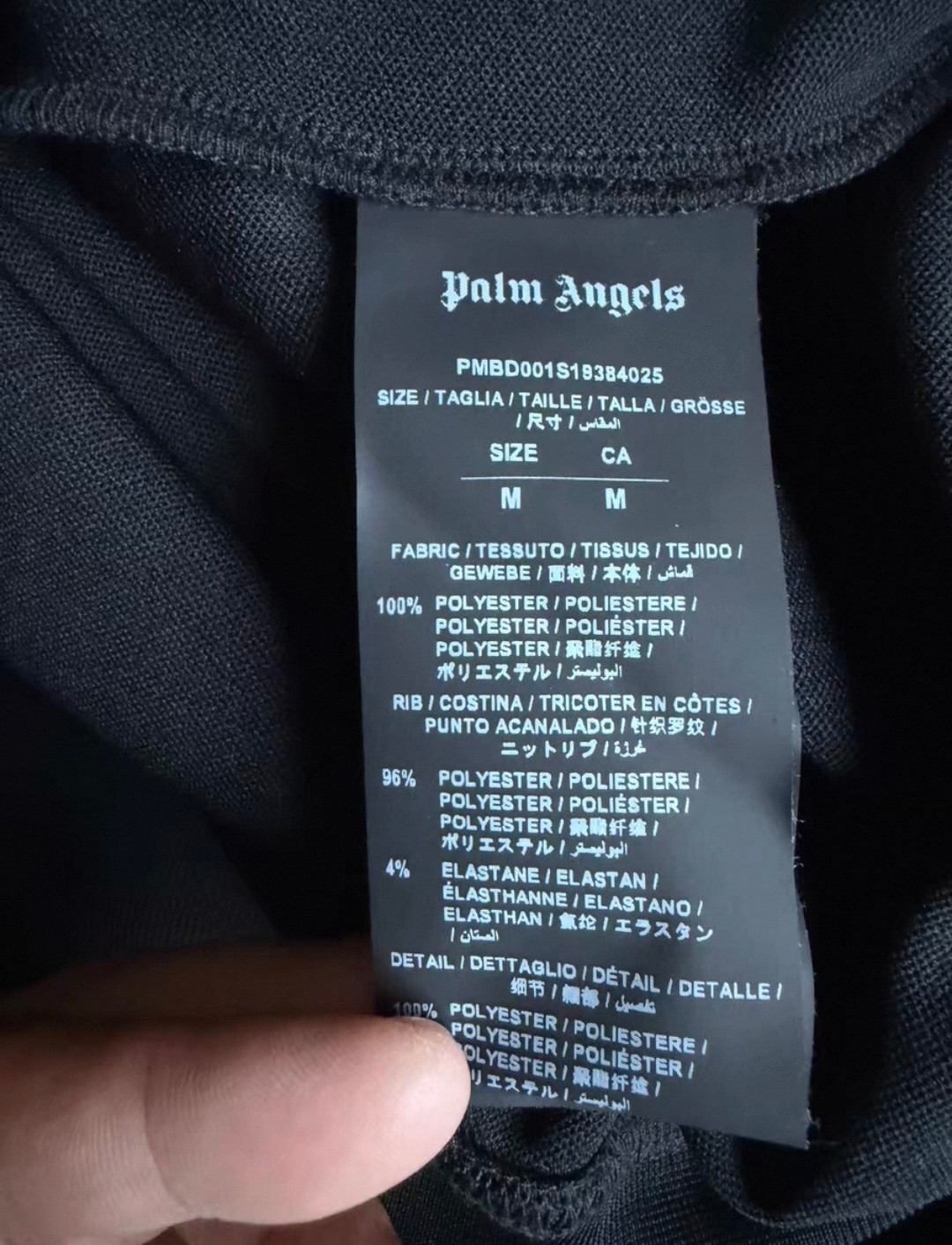 Palm Angels Black Pink Track Jacket, миниатюра 4
