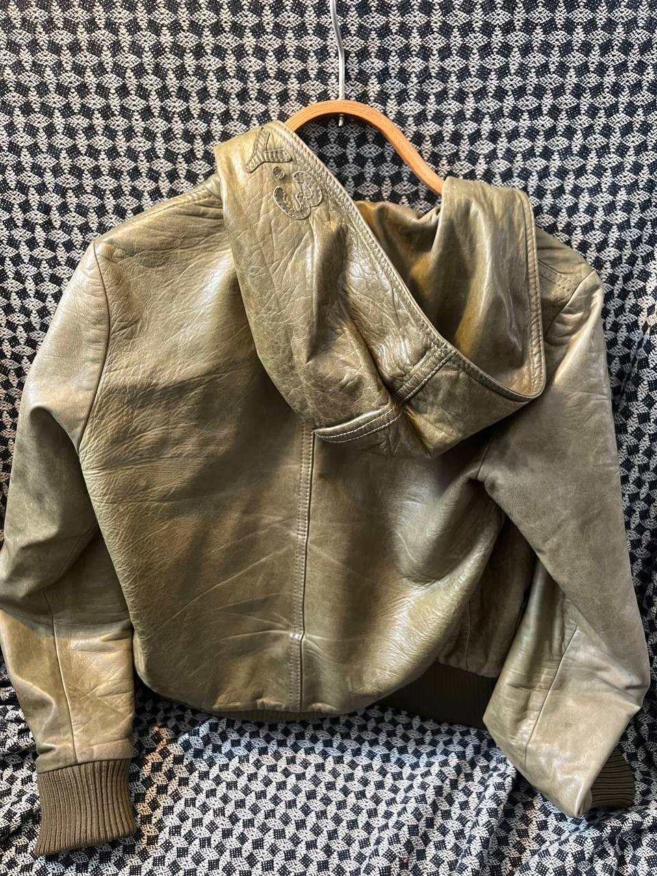 Y-3 Кожаная куртка, миниатюра 2