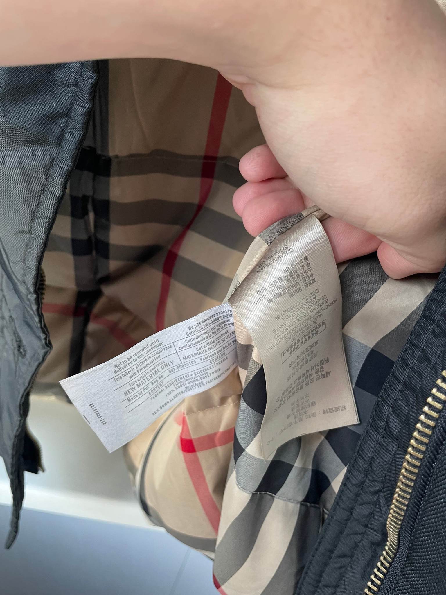 Burberry Brit Женская парка аляска, миниатюра 6