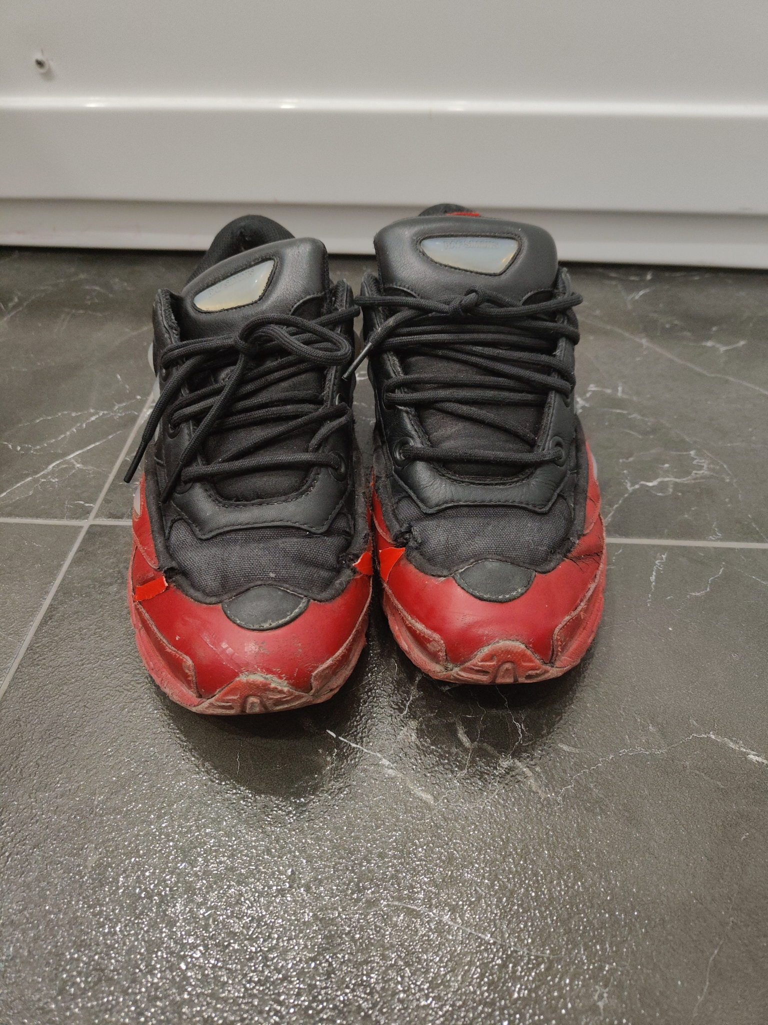 Adidas x raf Simons Ozweego 3 scarlet, миниатюра 1