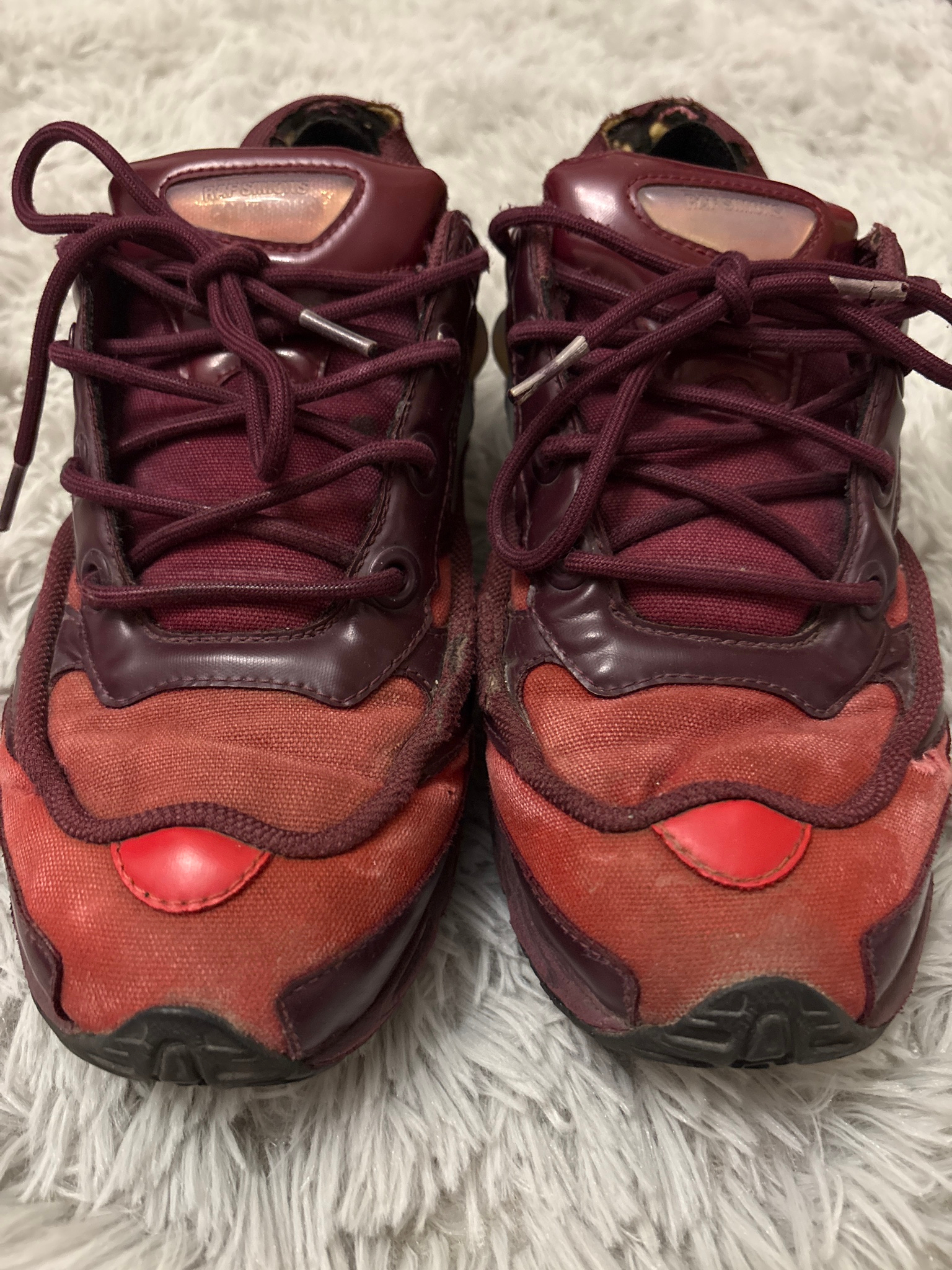 Adidas x Raf Simons Ozweego Burgundy, миниатюра 1