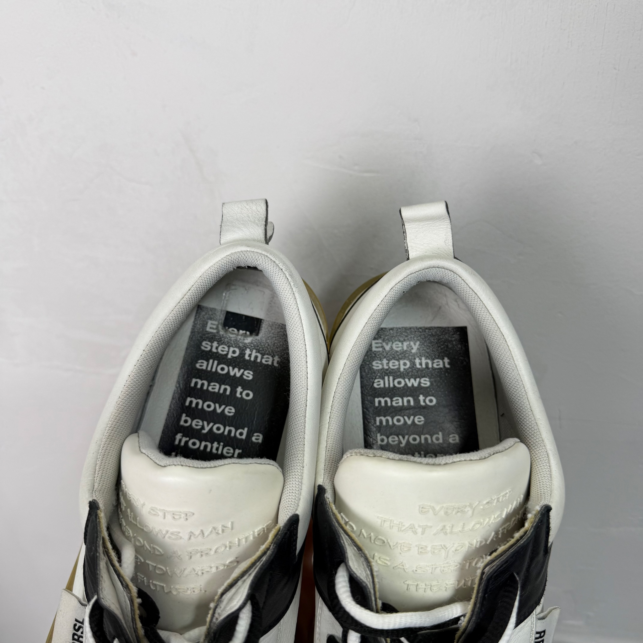 RBRSL Rubber Soul Drip Leather Sneakers, миниатюра 8