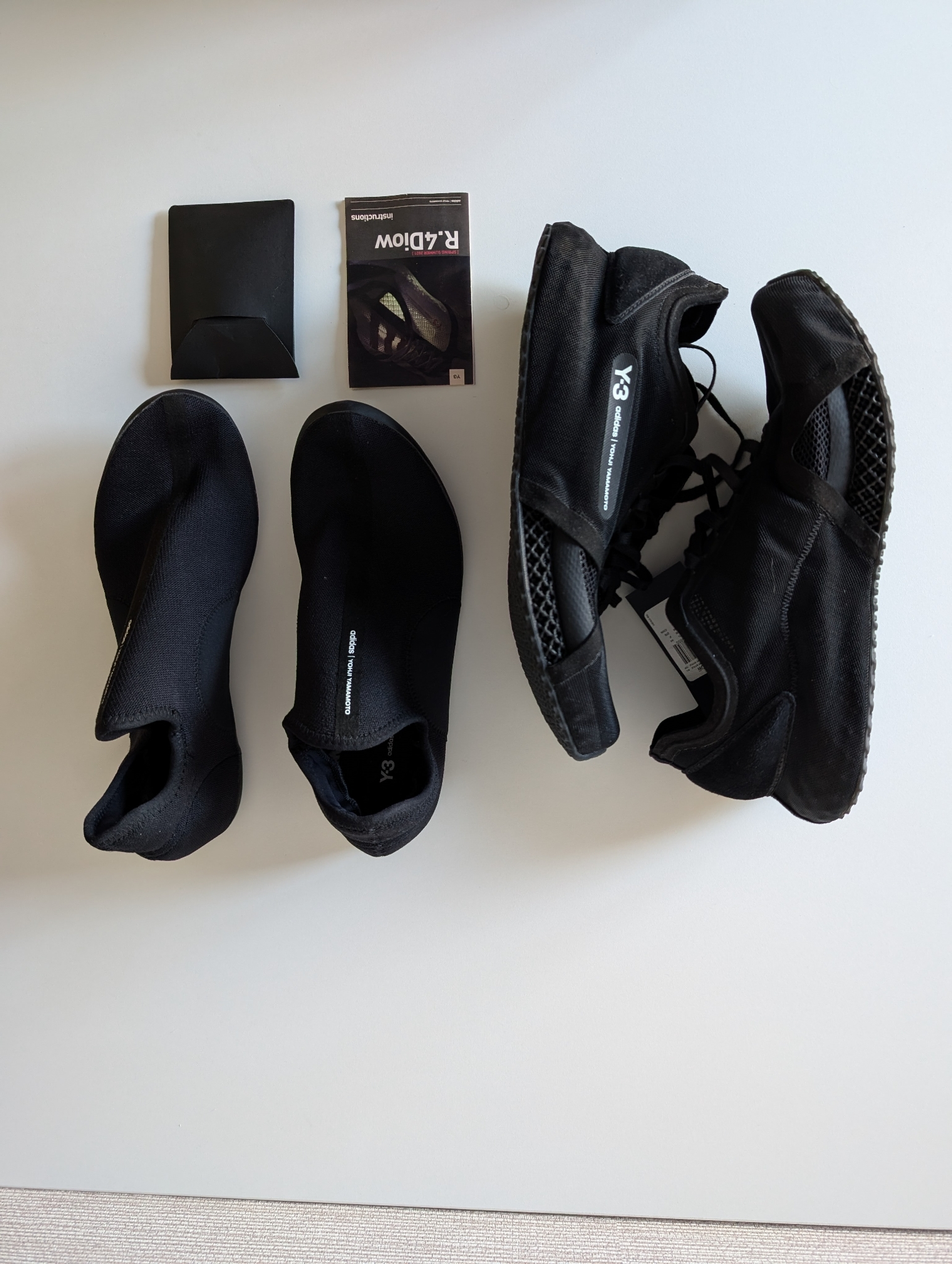 Y-3 Runner 4D IOW Triple Black, миниатюра 9