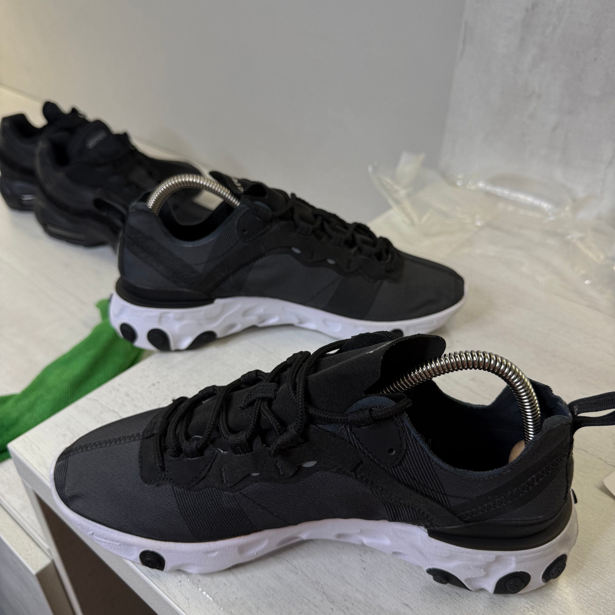 Nike React Element 55 Black White, миниатюра 4