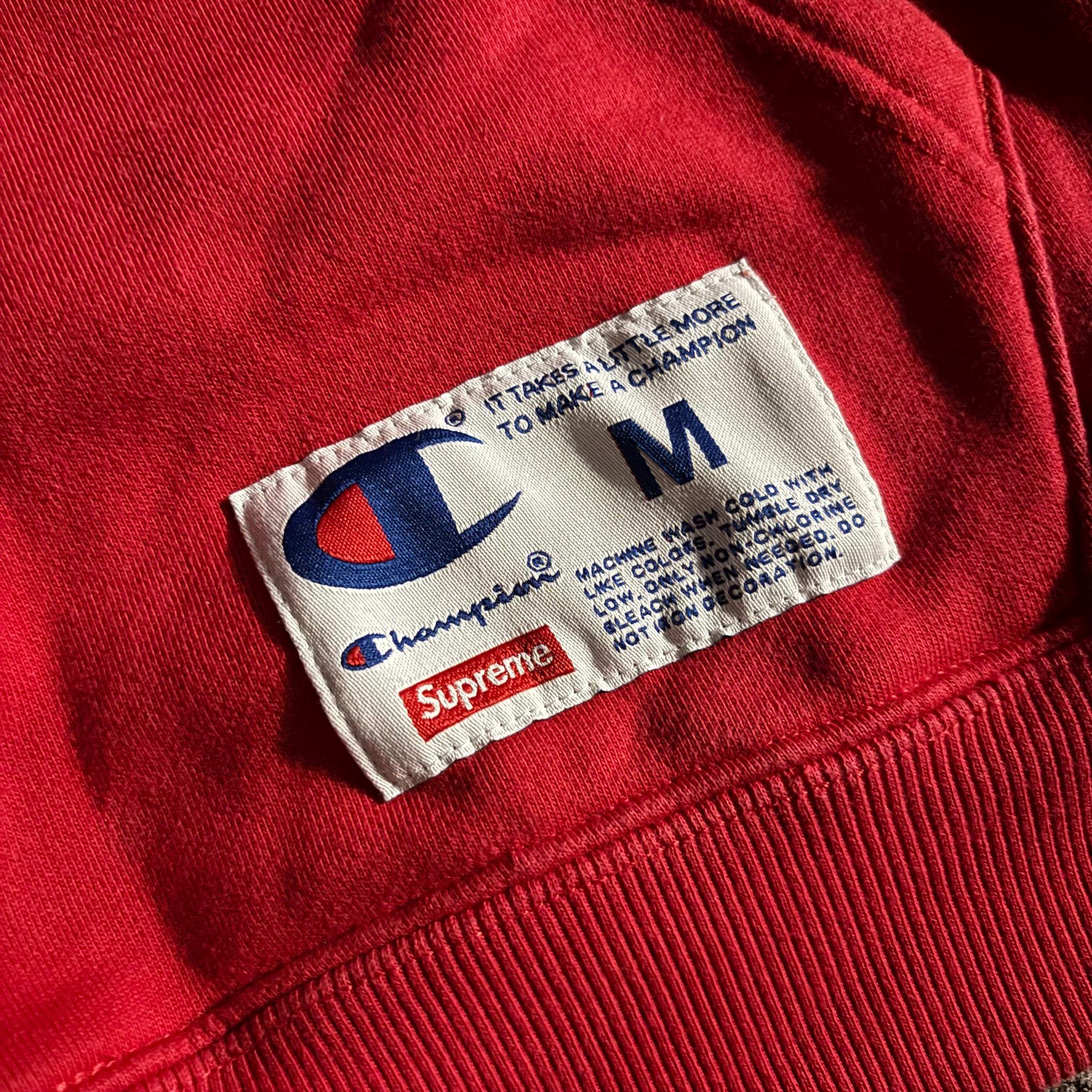 Supreme x Champion Outline Hooded Sweatshirt, миниатюра 4