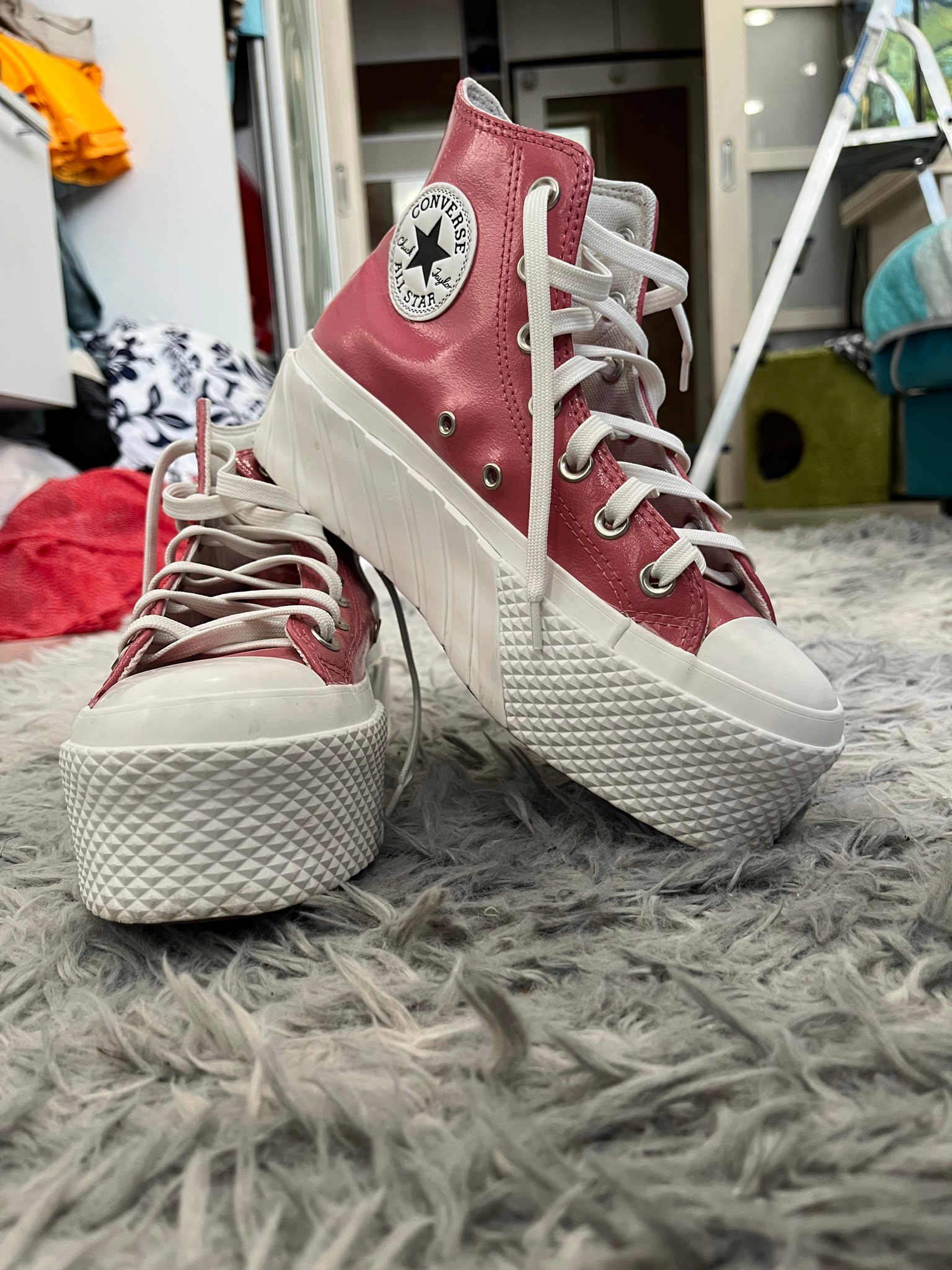 Converse Chuck Taylor All Star Lift 2X Platform High Pink, миниатюра 1