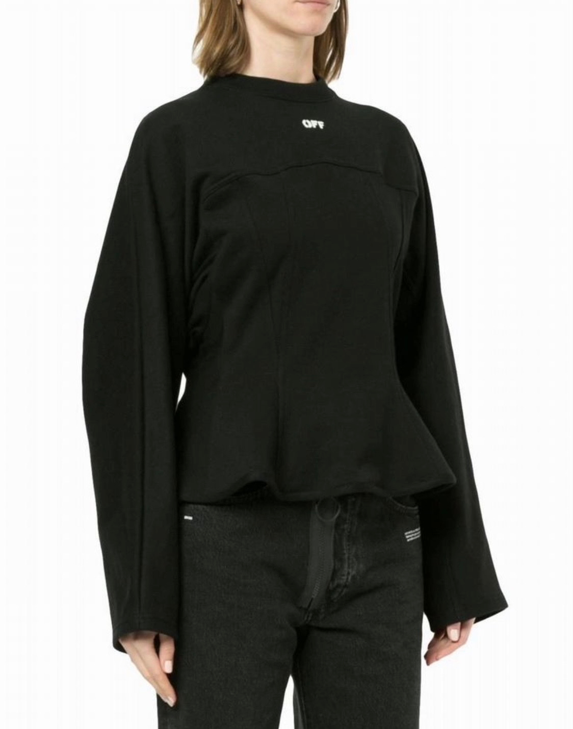 Off-White Burgundy Corset Virgil Abloh, миниатюра 8