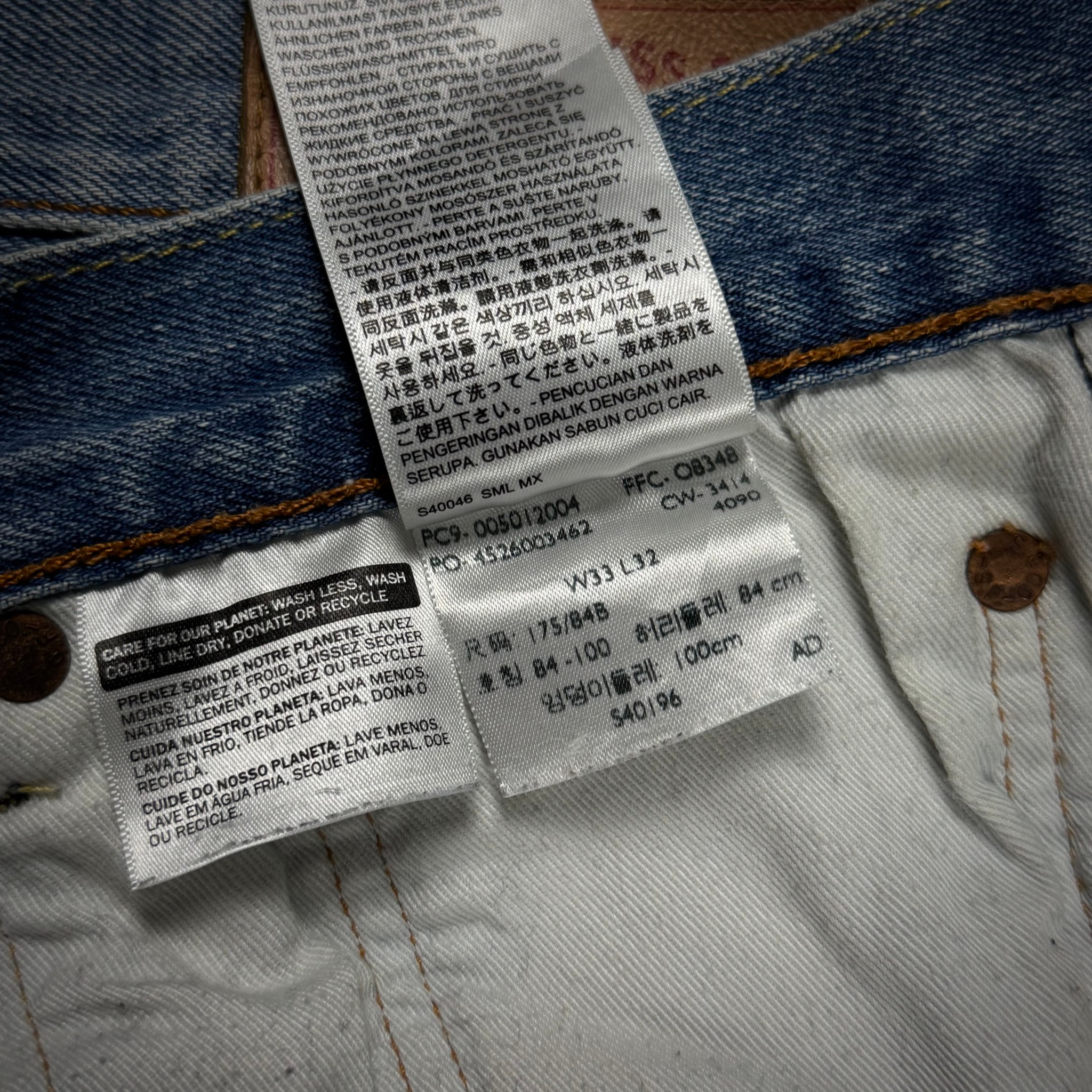 Levi's 501 Made in Mexico Bleached Jeans, миниатюра 4