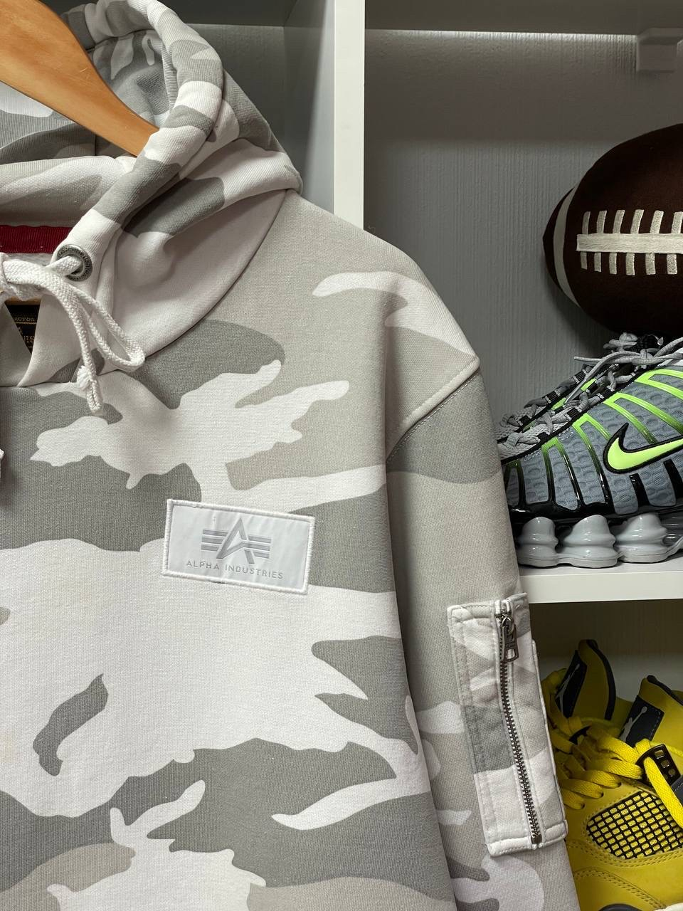 Alpha Industries Back Print Hoodie Camo, миниатюра 6