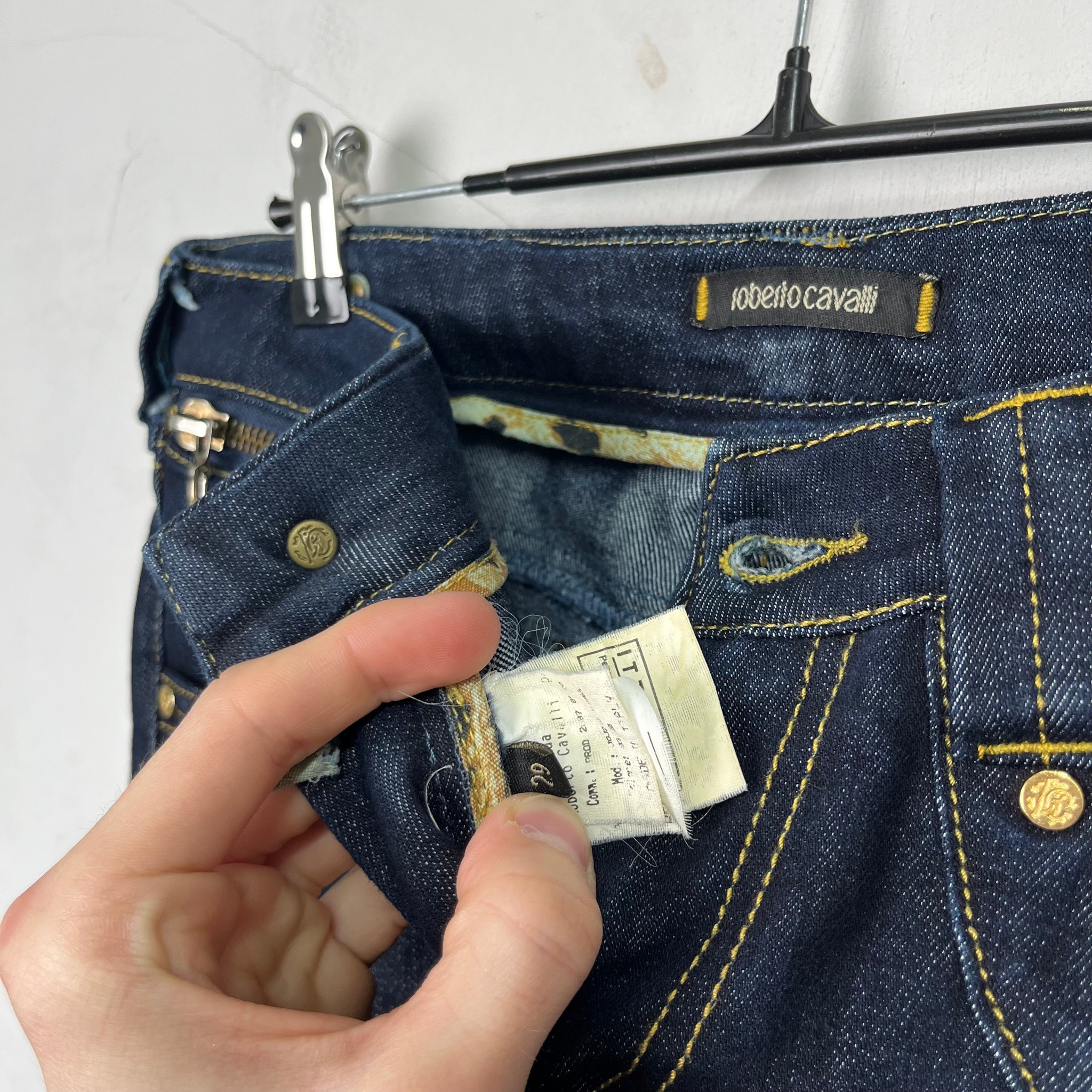 Roberto Cavalli Indie Sleaze Western Jeans, миниатюра 7