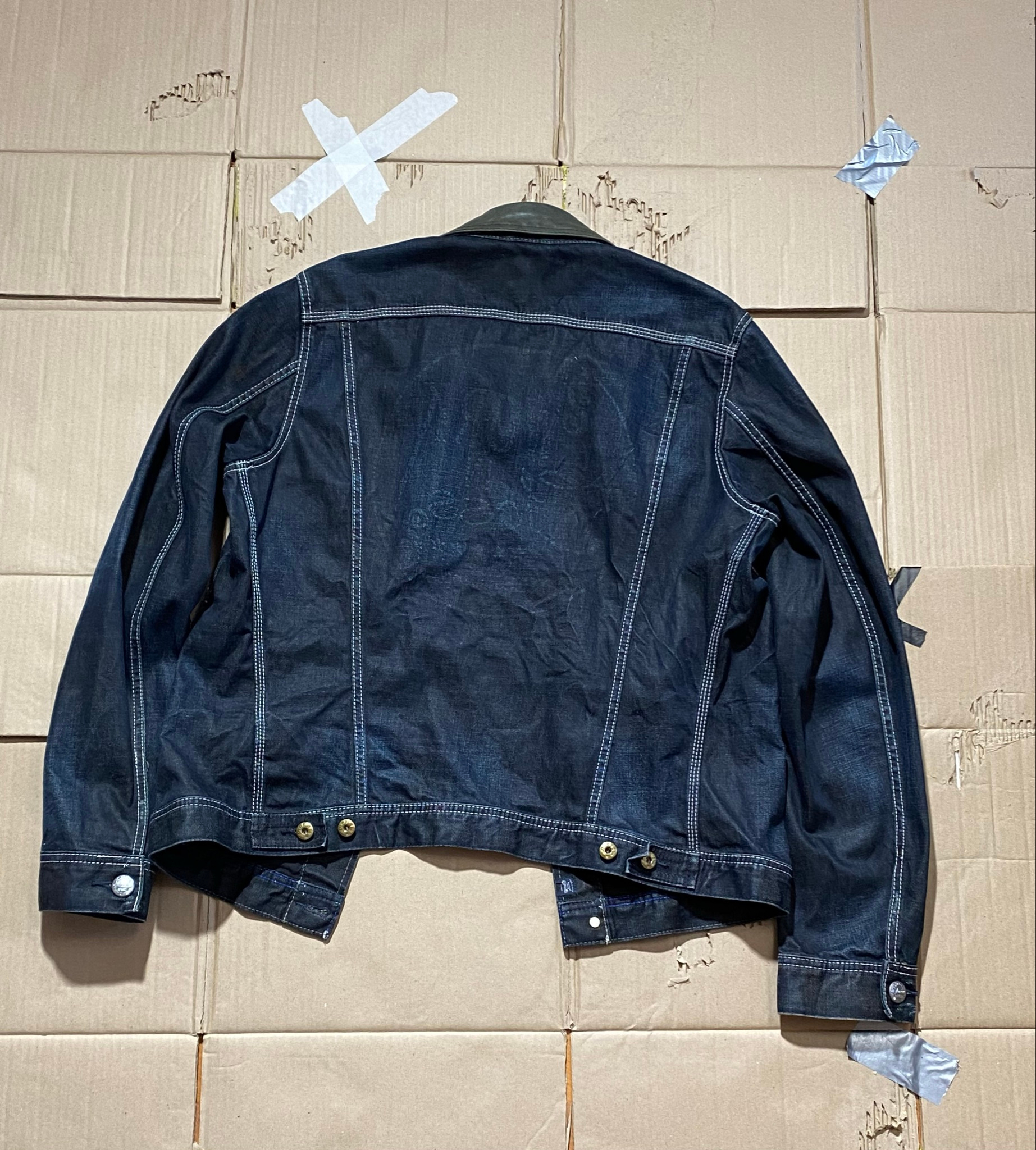 Diesel Leather Collar Jacket, миниатюра 2
