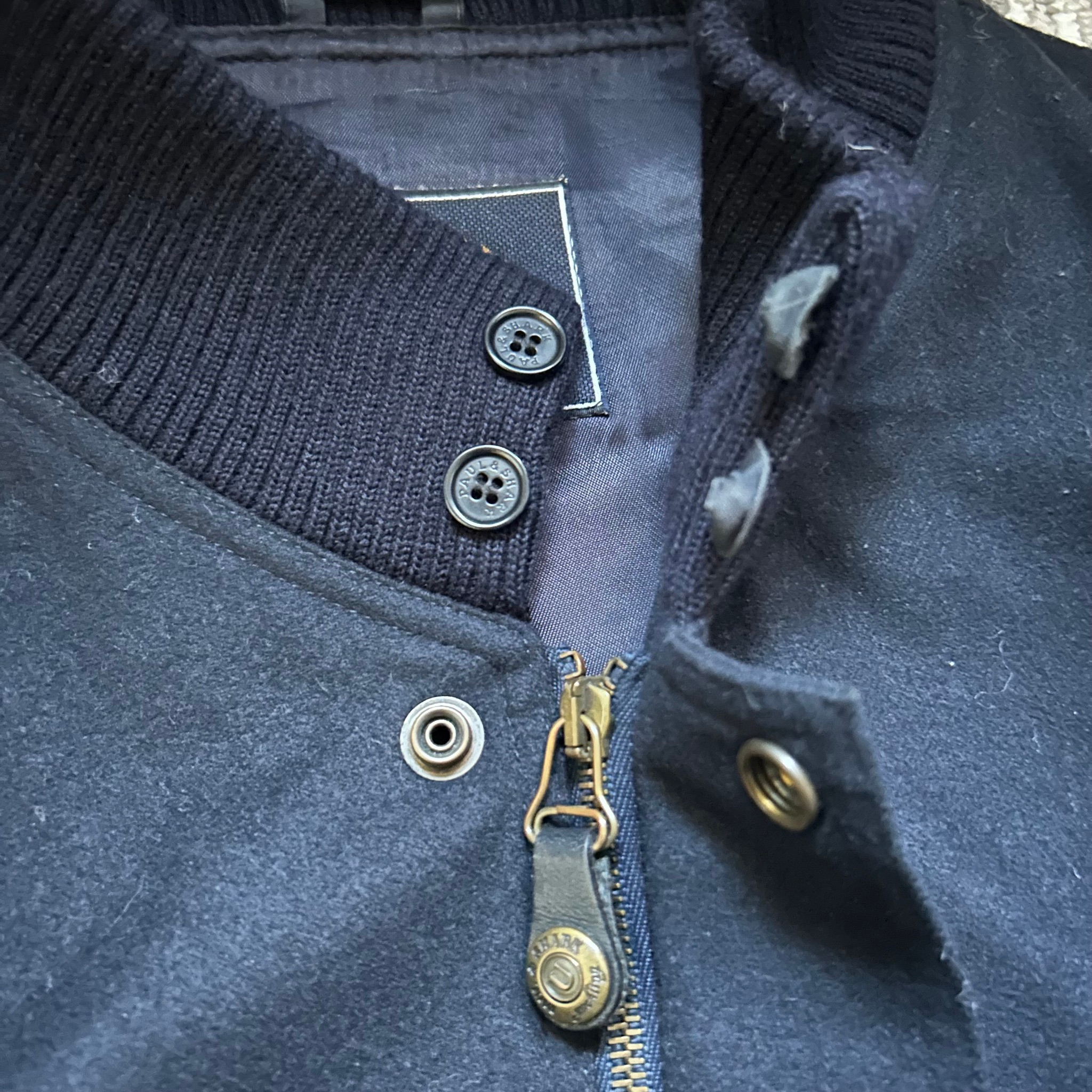 Paul & Shark Wool Bomber Made in Italy Vintage, миниатюра 4