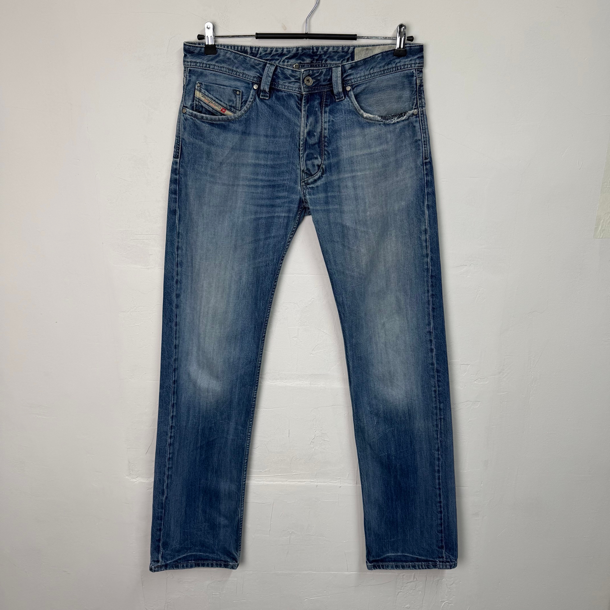 Diesel Vintage Larkee Distressed Jeans Straight, миниатюра 1