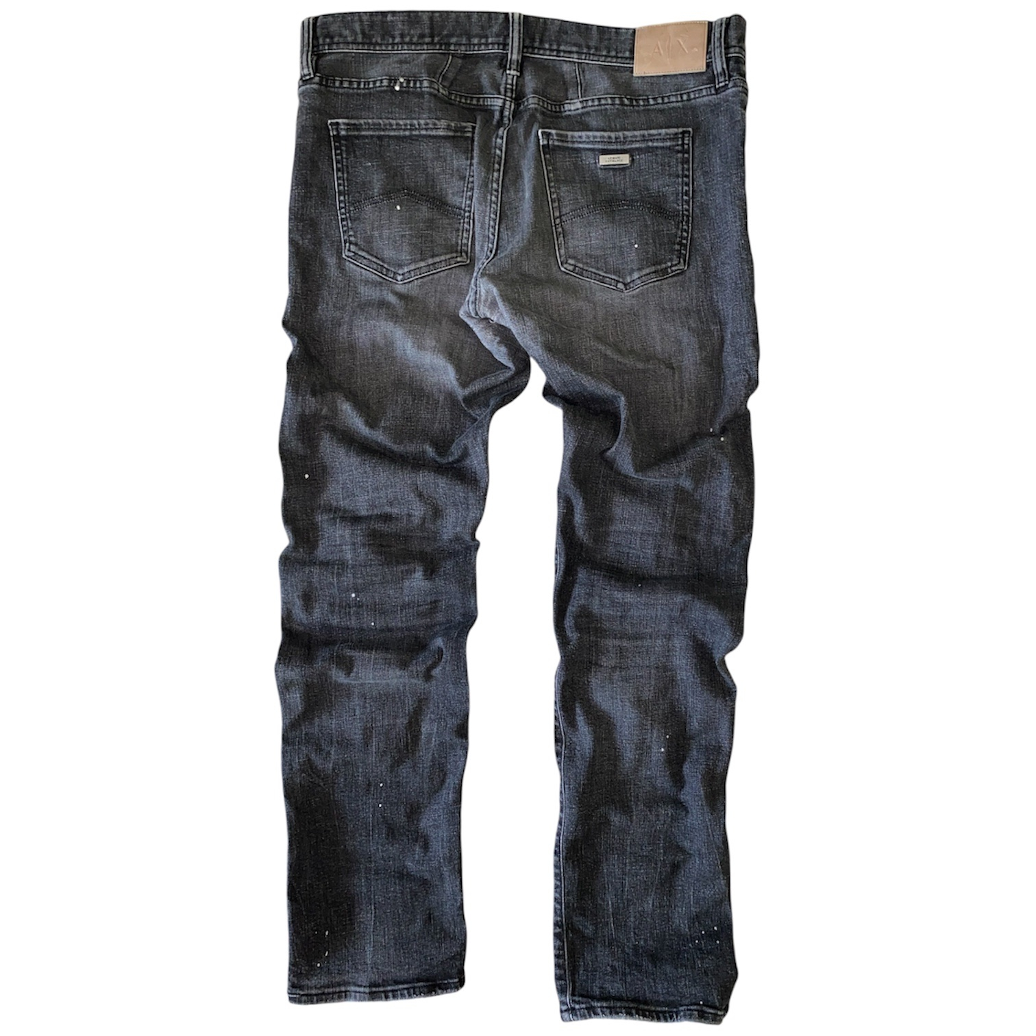 Armani Exchange J13 painted + distressed jeans, миниатюра 2