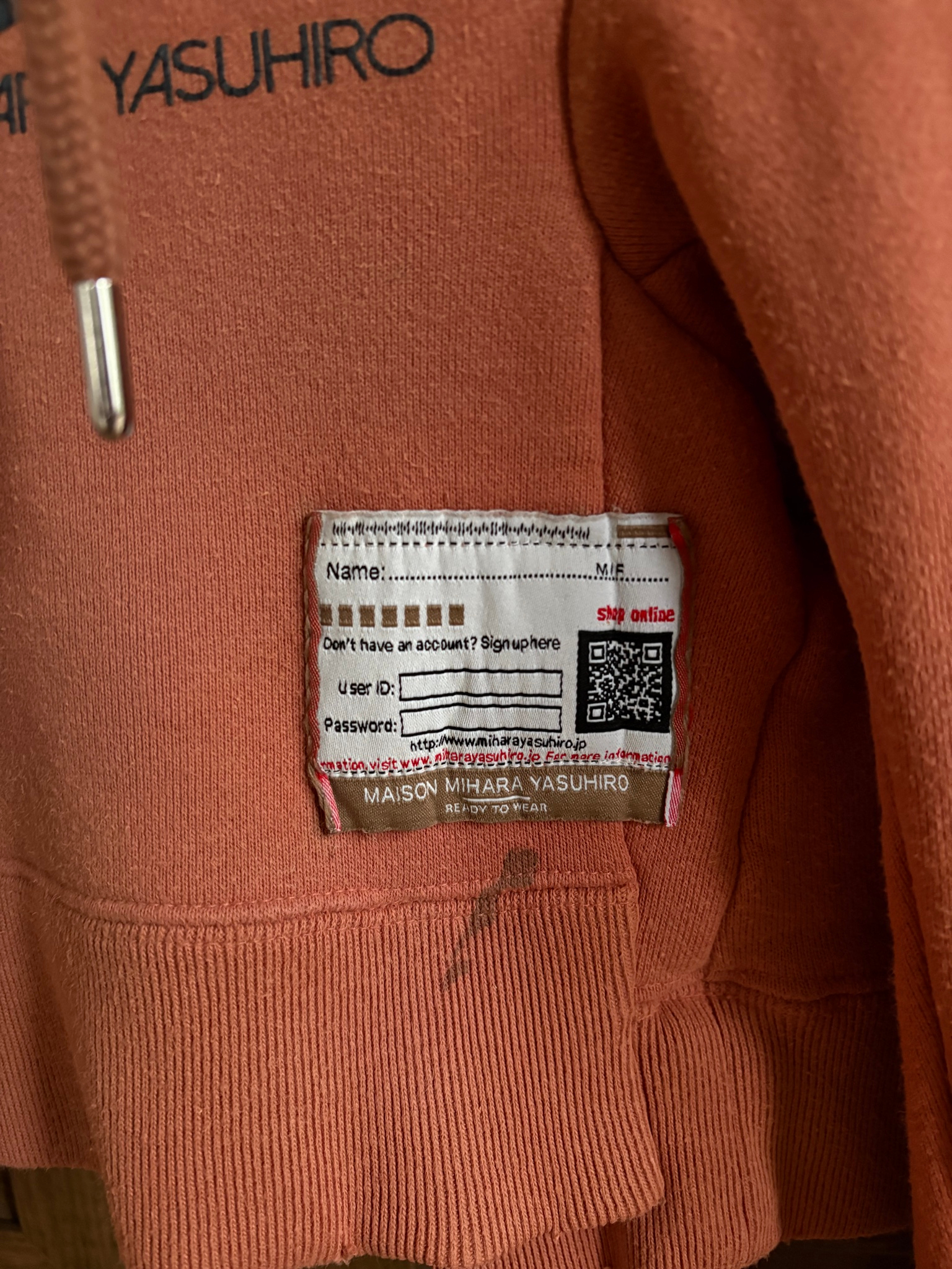 Maison Mihara Yasuhiro x Champion Hoodies FW22-23, миниатюра 8