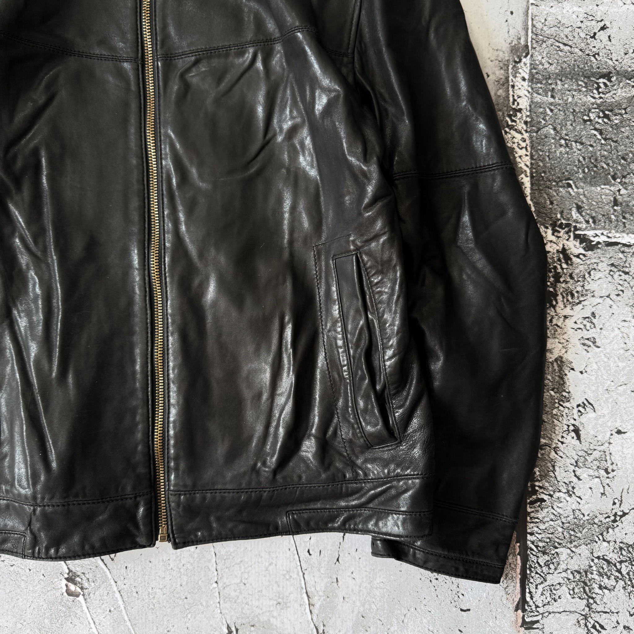 Marc New York / Andrew Marc 2000s Vintage Leather Jacket, миниатюра 3
