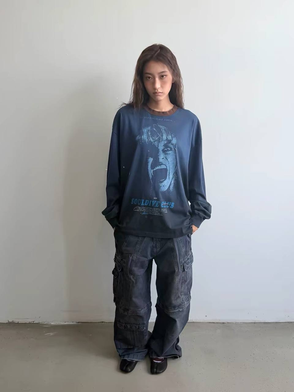 SOULDIVE Double Peak Blue Long Sleeve, миниатюра 3