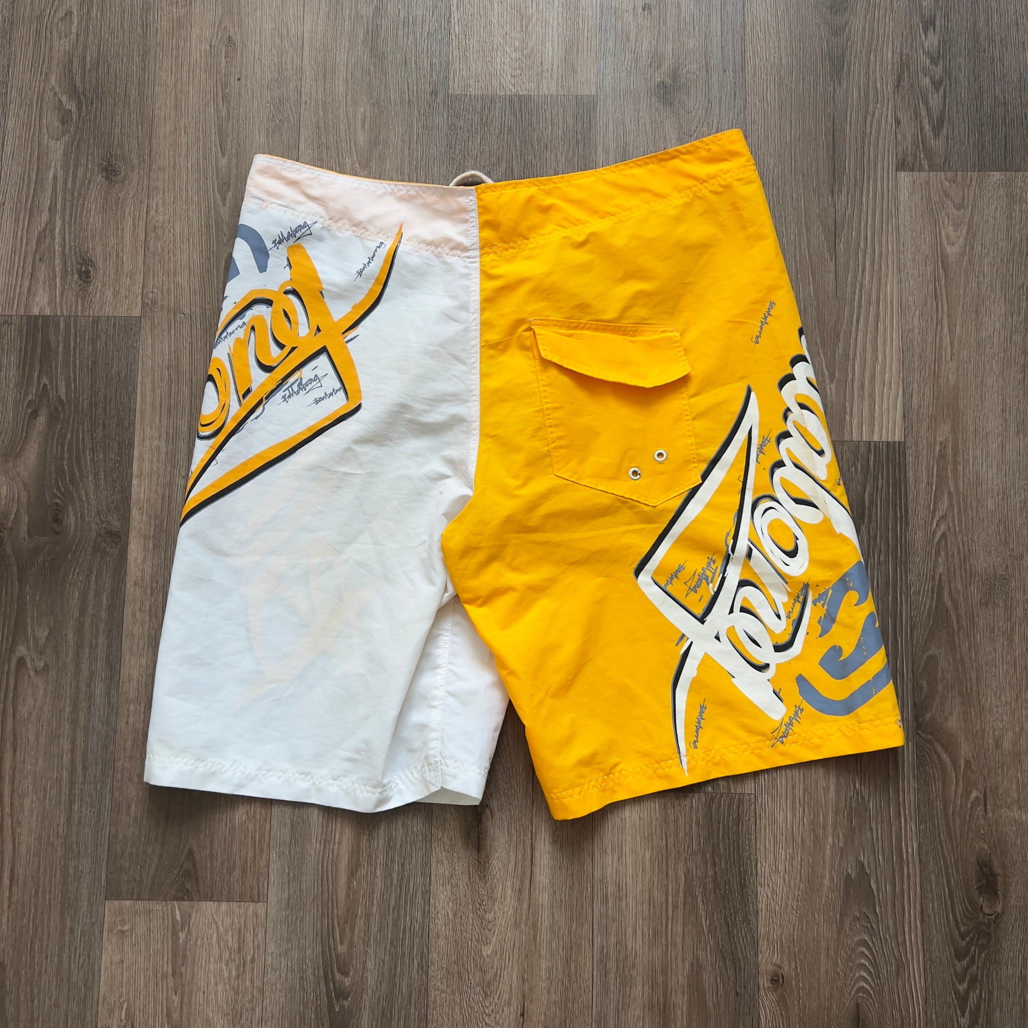 Billabong Beach Surf Big Logo Vintage Shorts, миниатюра 4