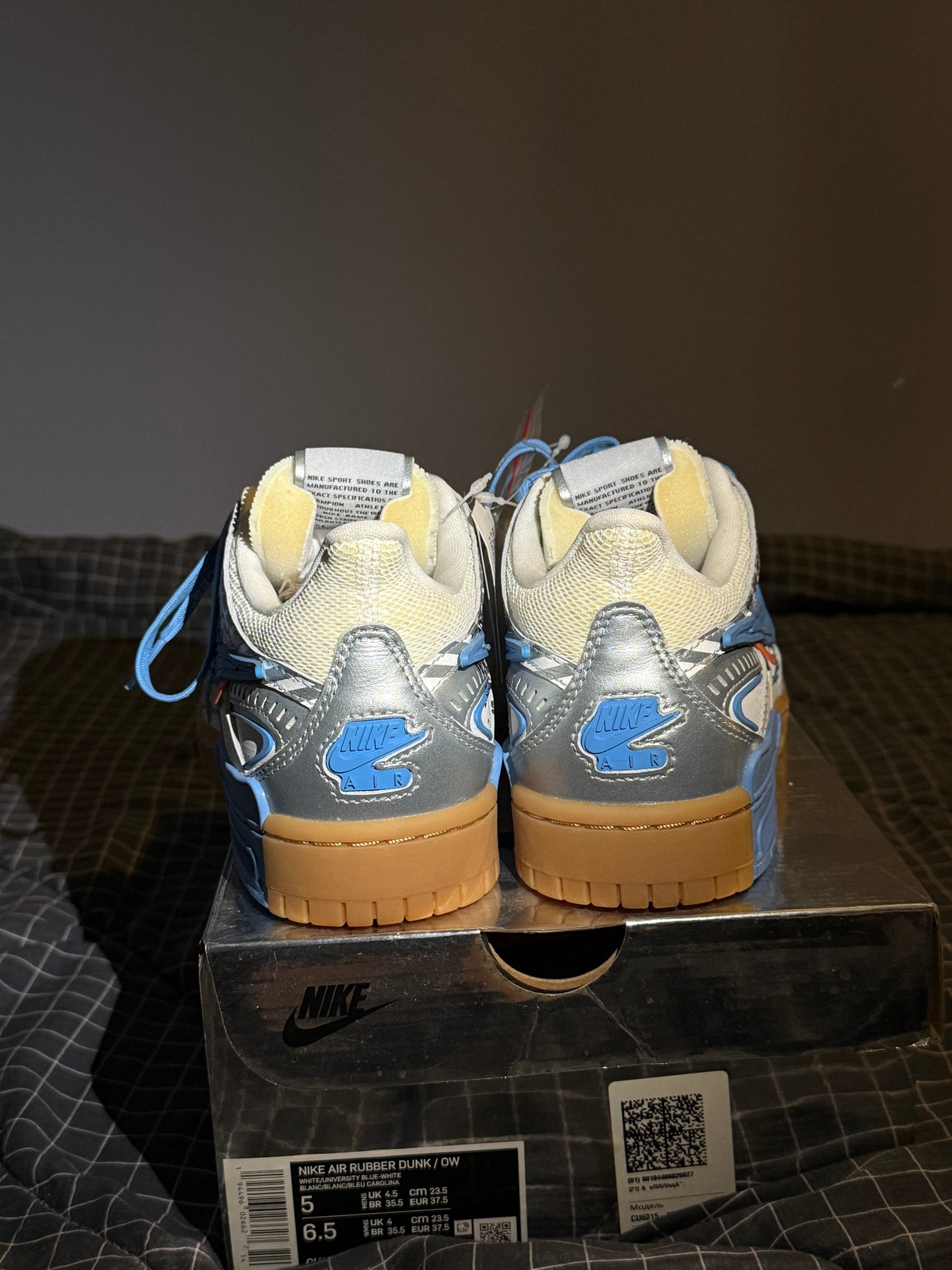 Nike x Off-White AIR RUBBER DUNK/ OW, миниатюра 2
