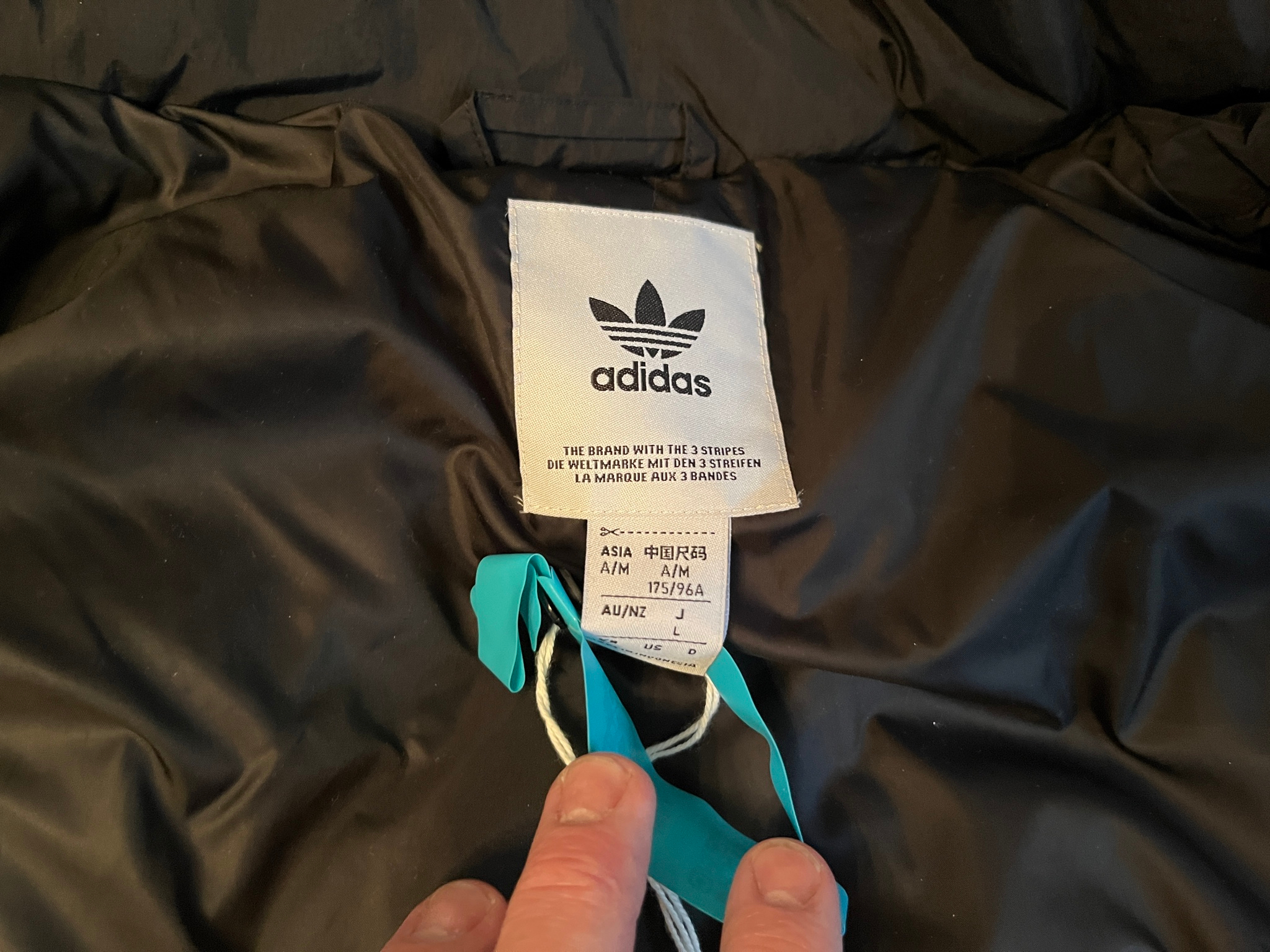 Adidas Originals Пуховик Adidas Originals Adicolor Down Regen Puffer Hooded, миниатюра 3