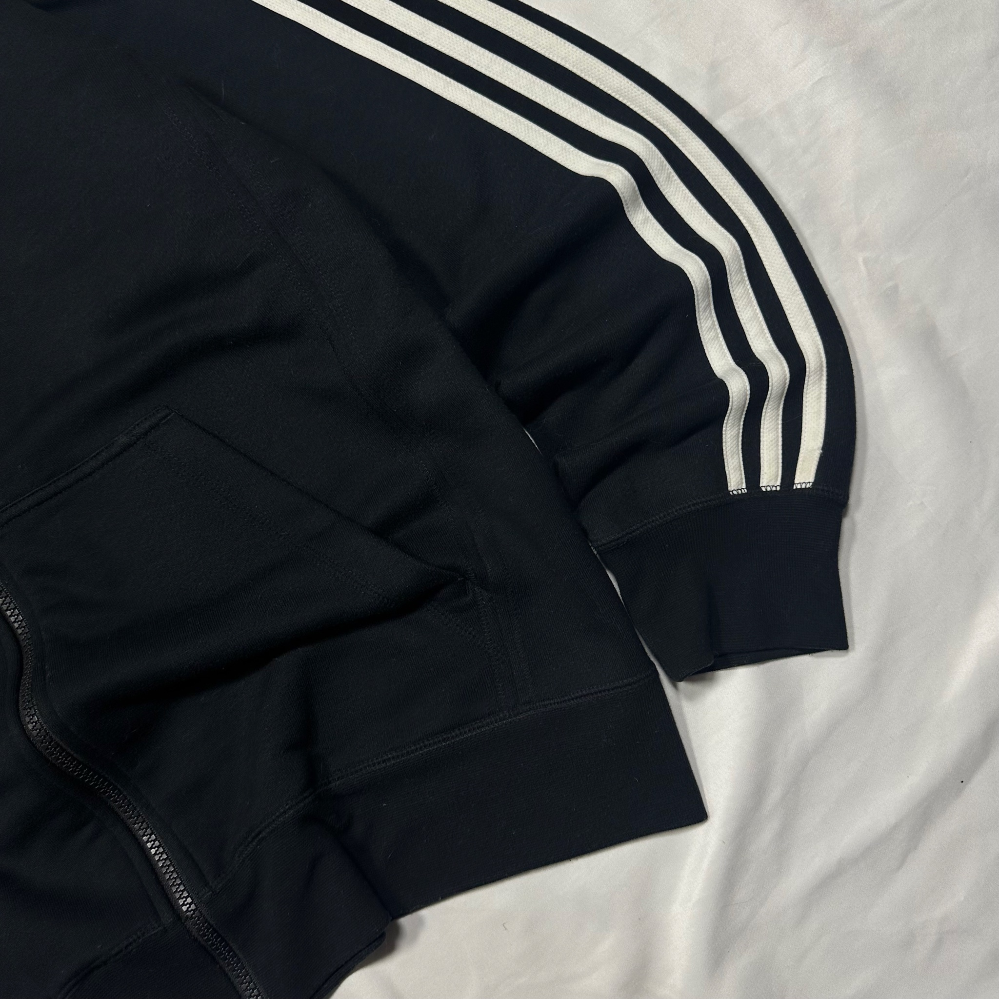 Adidas 3 stripes climlite zip hoodie, миниатюра 5