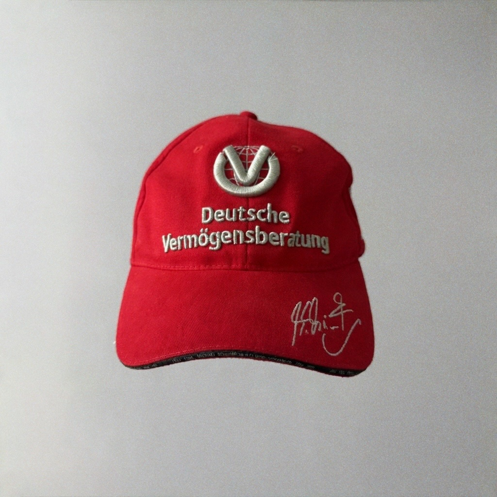 Michael Schumacher 2000s Vintage Formula 1 Ferrari Racing Cap, миниатюра 1