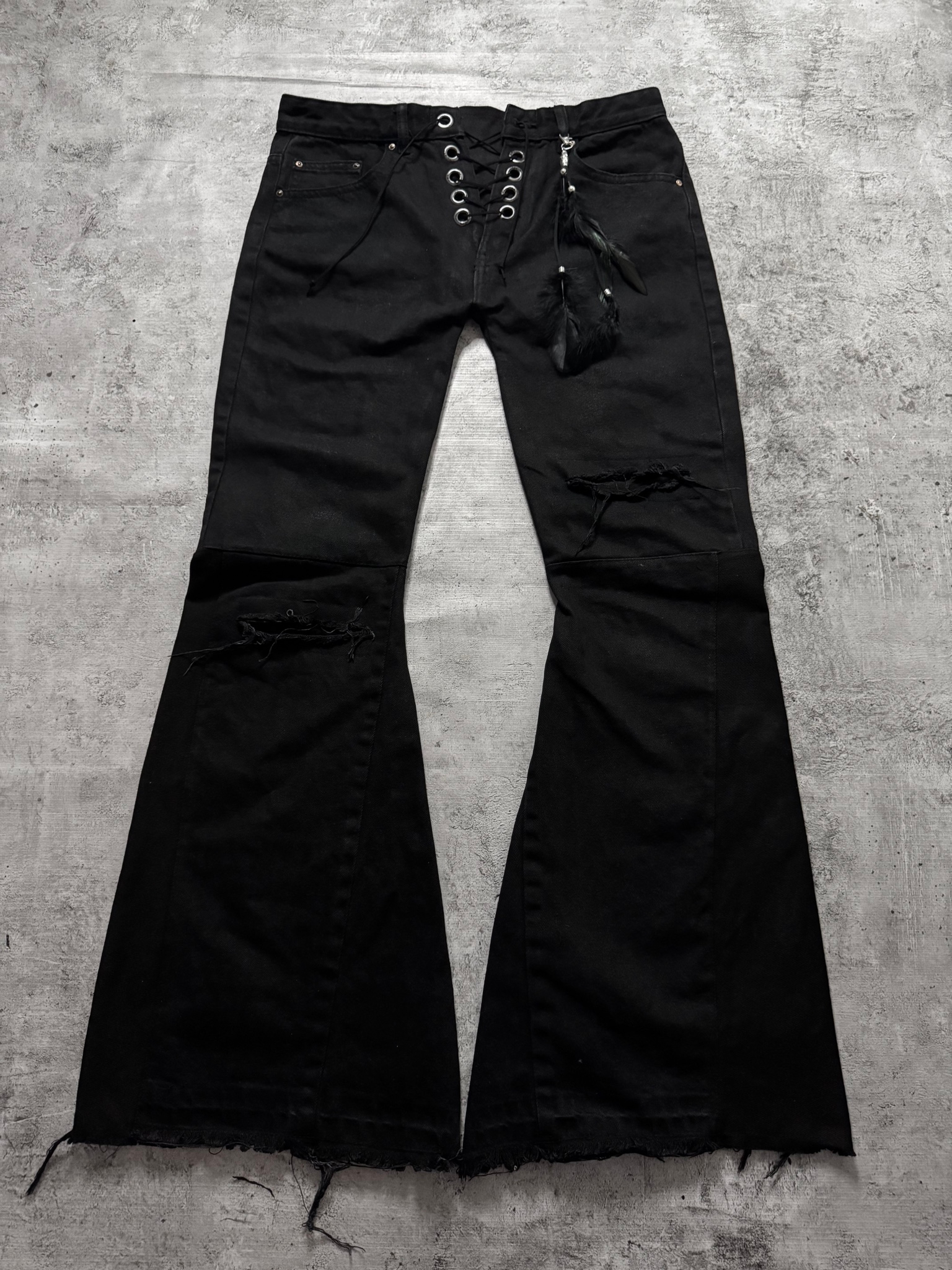 flared jeans custom Джинсы, миниатюра 1