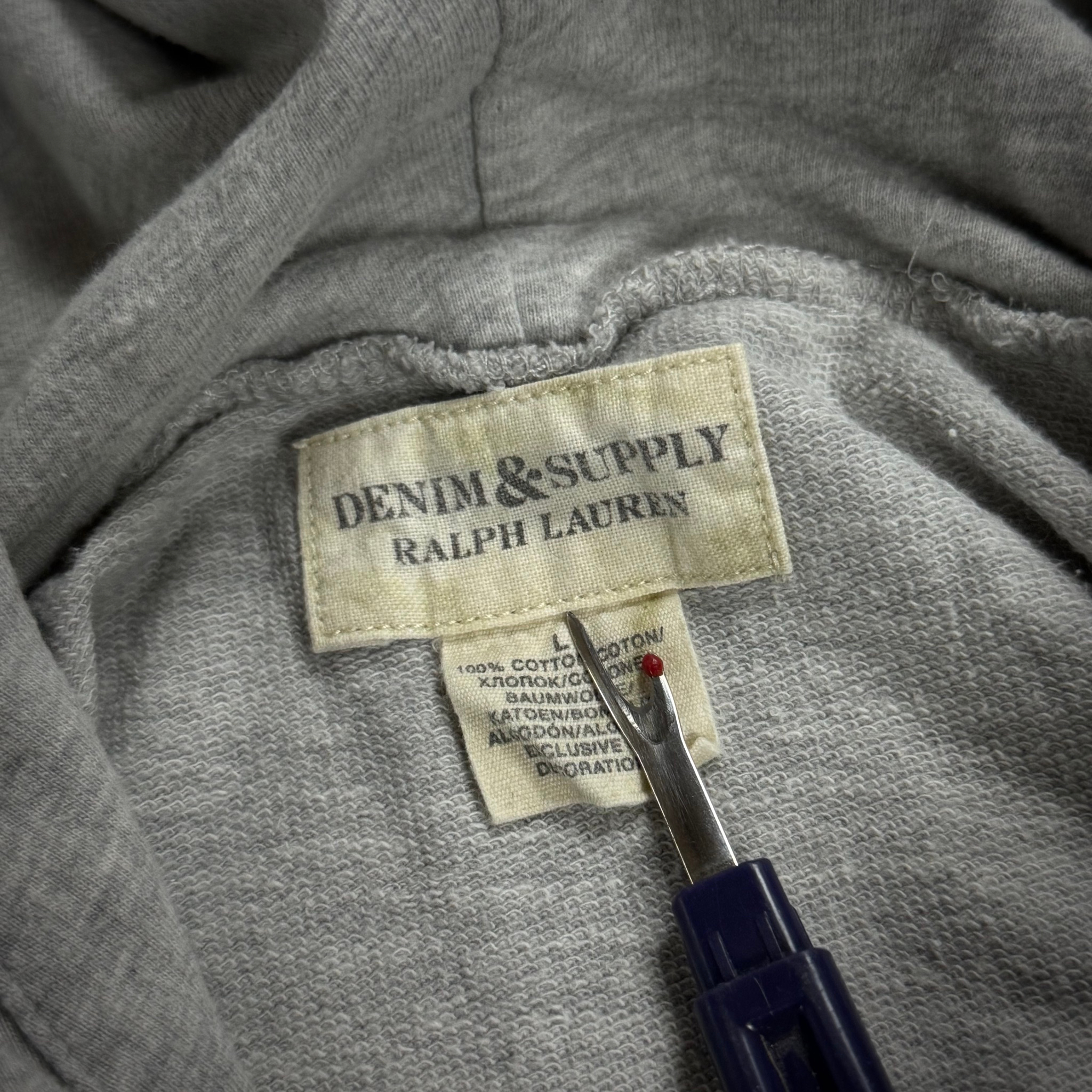 Ralph Lauren Denim & Supply Cropped Hoodie, миниатюра 3