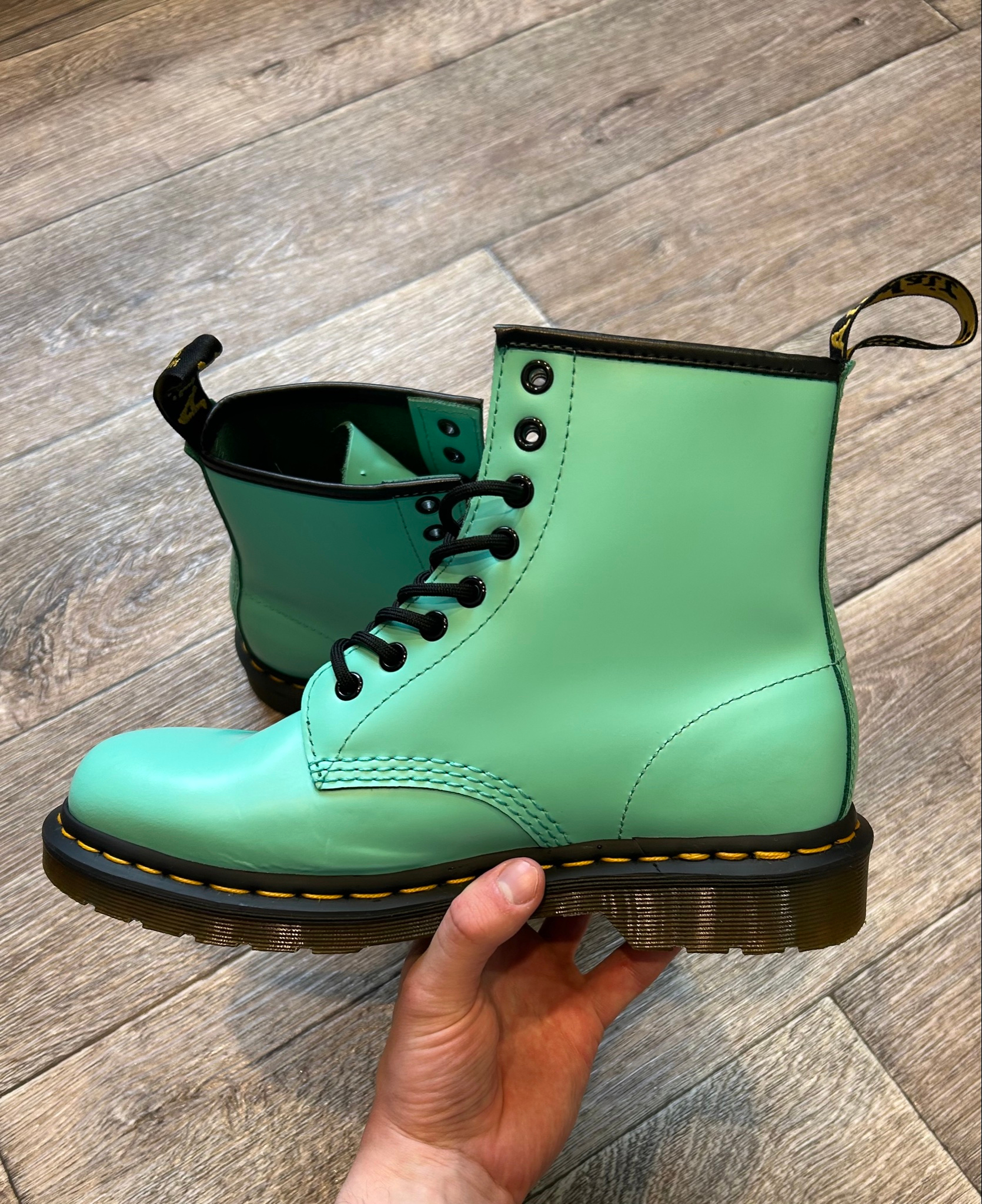 Dr. Martens 1460 Smooth Leather Peppermint Green, миниатюра 2
