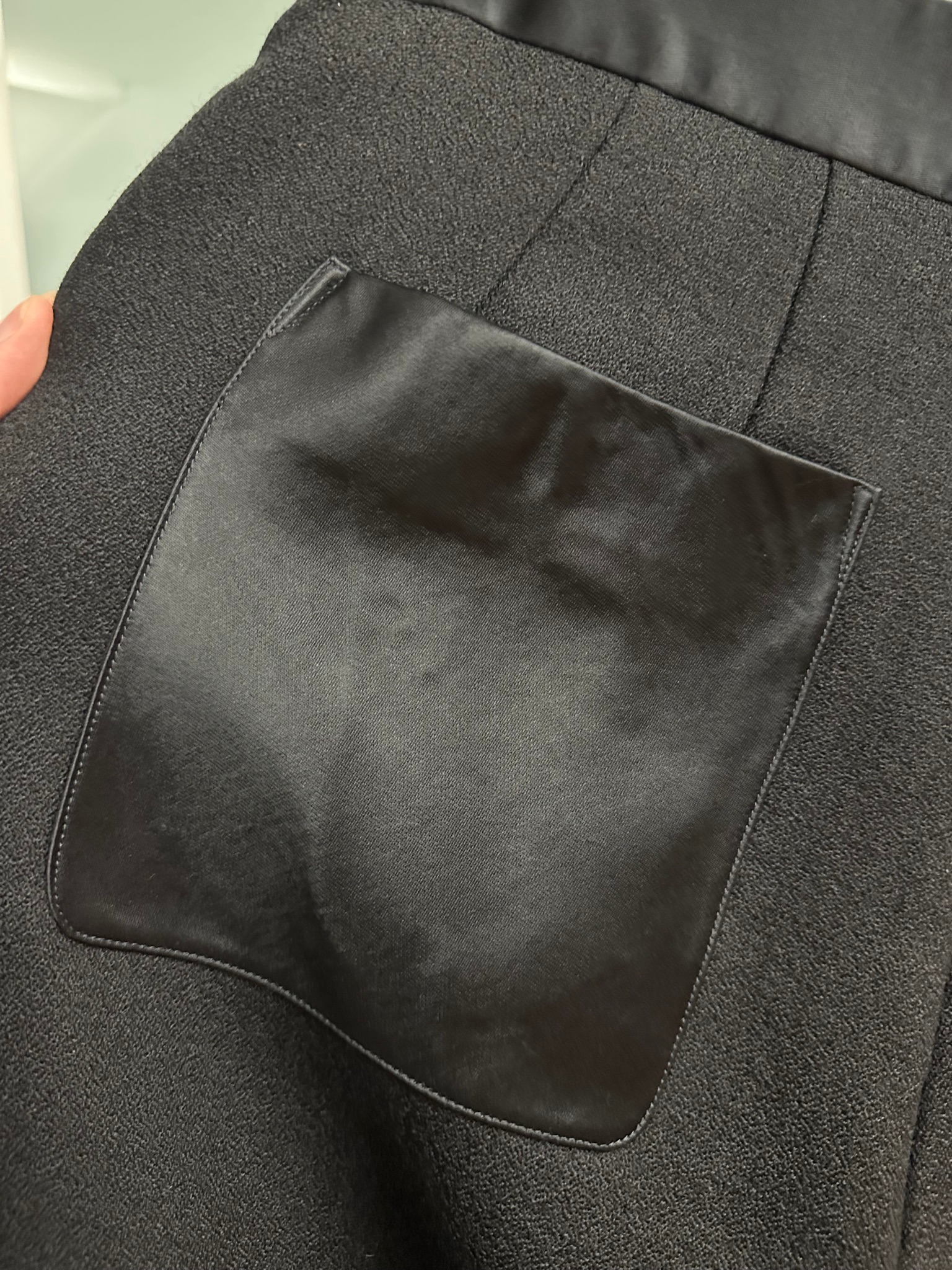 Celine Pleated Wide-Leg Tuxedo Trousers, миниатюра 10