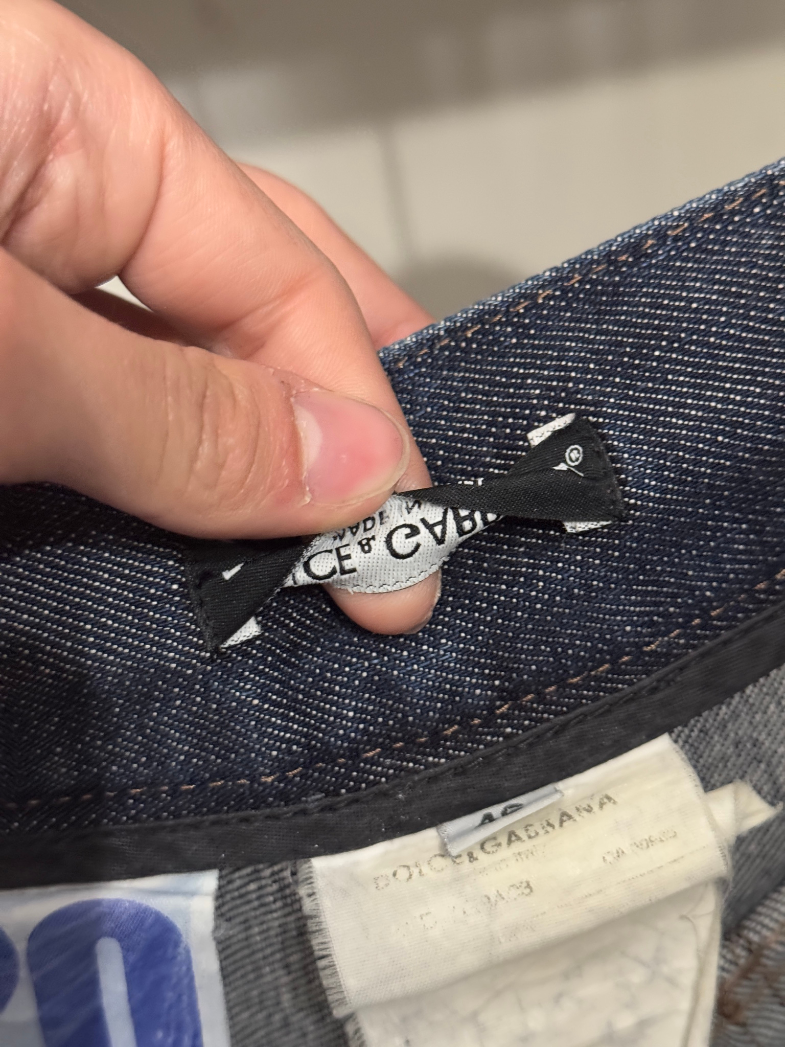 Dolce & Gabbana Indigo Denim Shorts, миниатюра 9