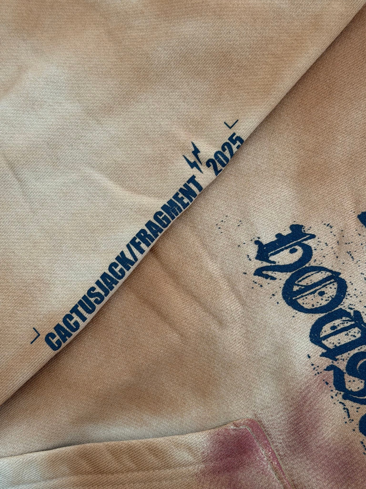 Cactus Jack x Fragment x Nike HOUSTON TO ISE MIE ZIP HOODIE, миниатюра 4