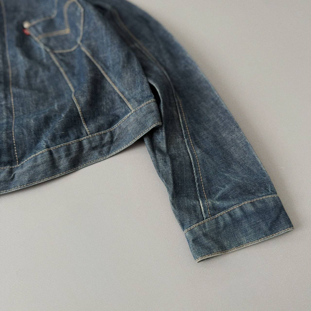 Levi's Engineered Jeans Asymmetrical Pocket Women Denim Jacket, миниатюра 4