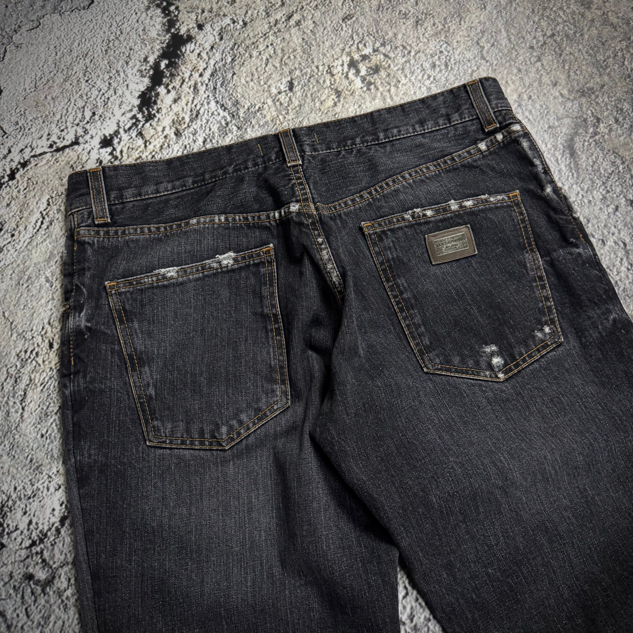 Dolce&Gabbana Distressed Grey Jeans, миниатюра 8