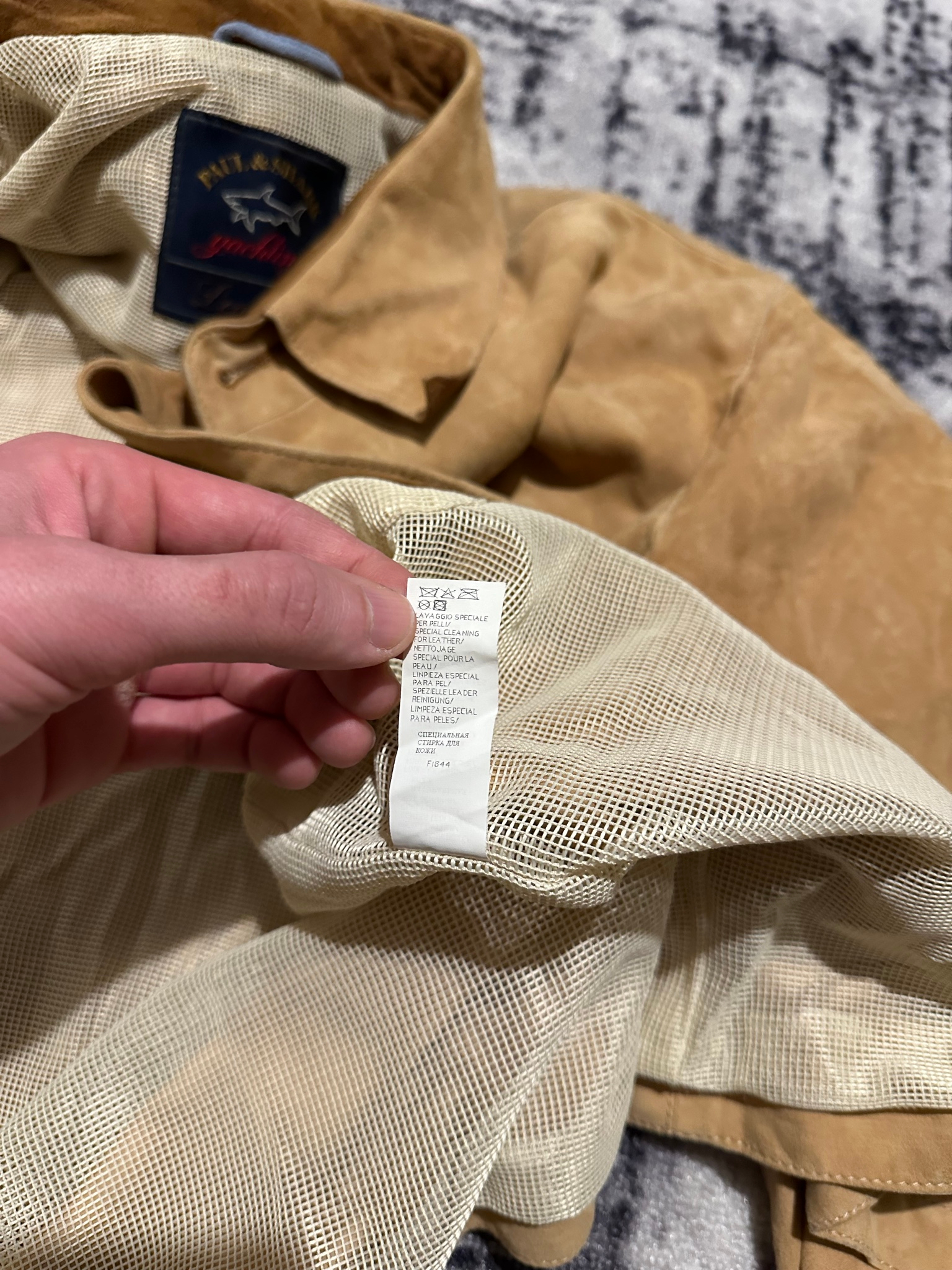 Paul&Shark Suede Sand Jacket, миниатюра 9