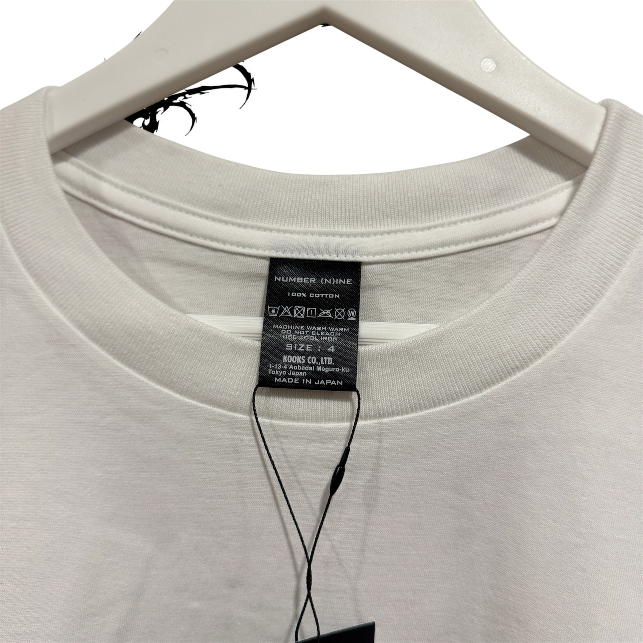 number nine  SOVC T-Shirt White, миниатюра 4