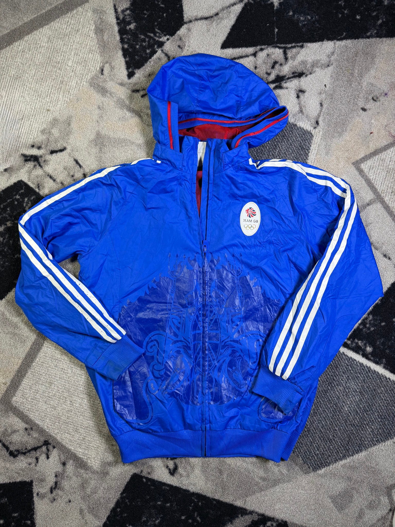 Adidas Team GB London 2012 Olympic Windbreaker Jacket, миниатюра 1