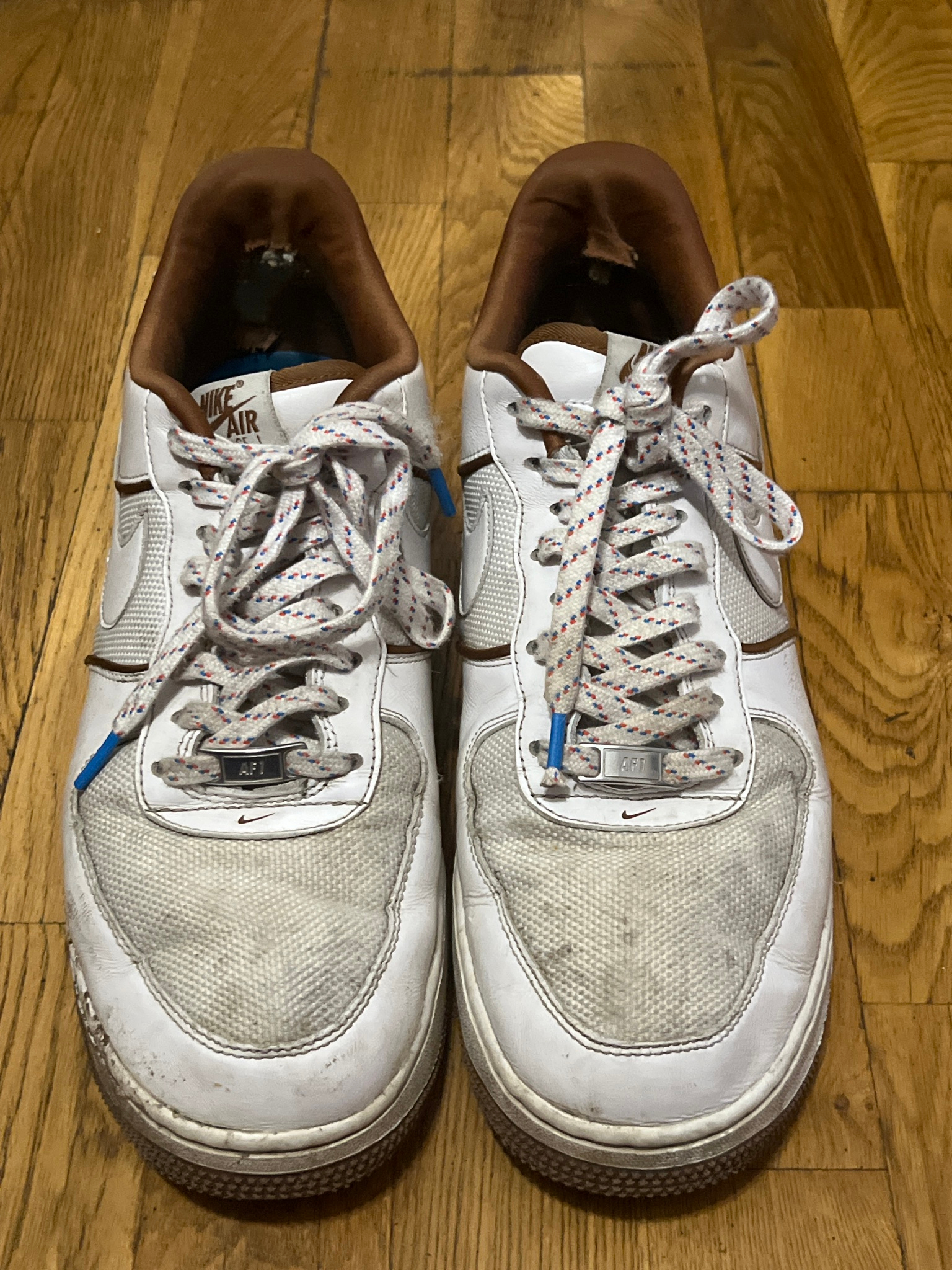 Nike  Air Force 1 07 LX White Light British Tan, миниатюра 1
