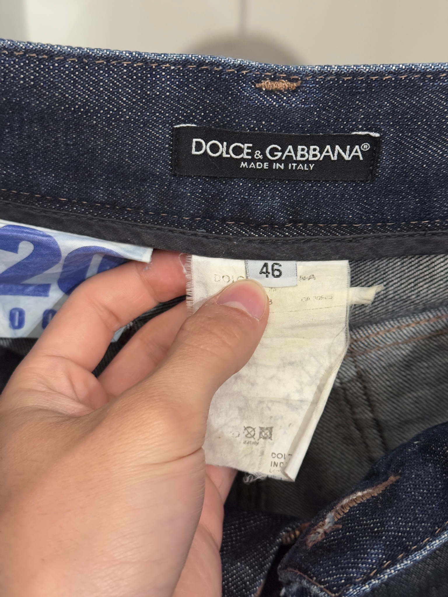 Dolce & Gabbana Indigo Denim Shorts, миниатюра 3