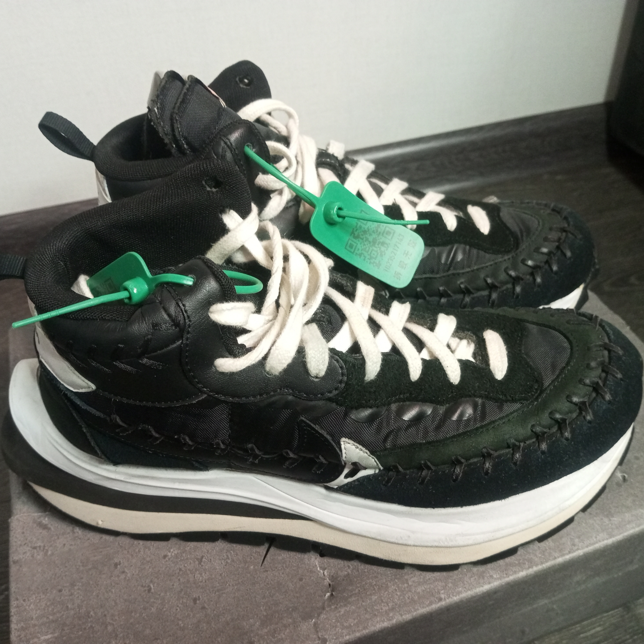 Nike x Sacai x Jean Paul Gaultier Vaporwaffle mix, миниатюра 3