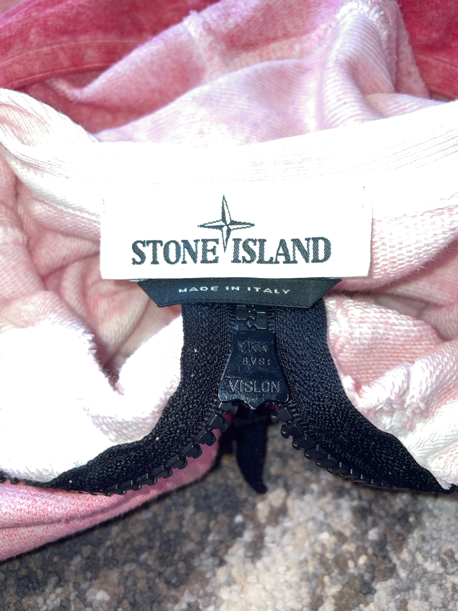 Stone Island Dust Colour Treatment 1/3 Zip Hoodie, миниатюра 5