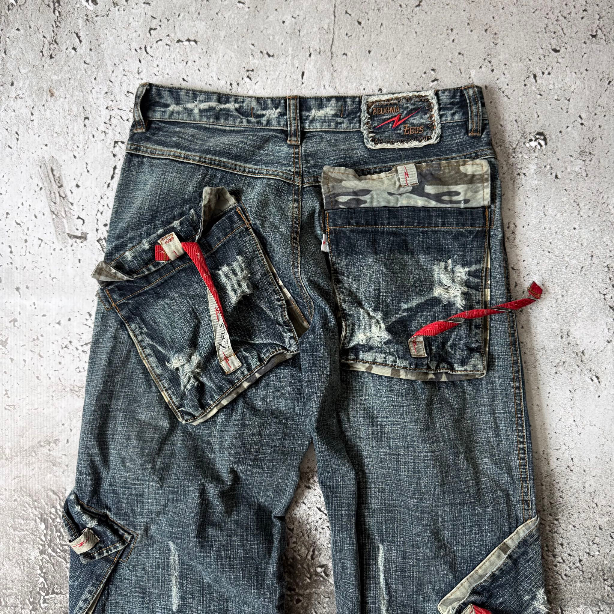 Zeus Camo Multipocket Denim Pants, миниатюра 5