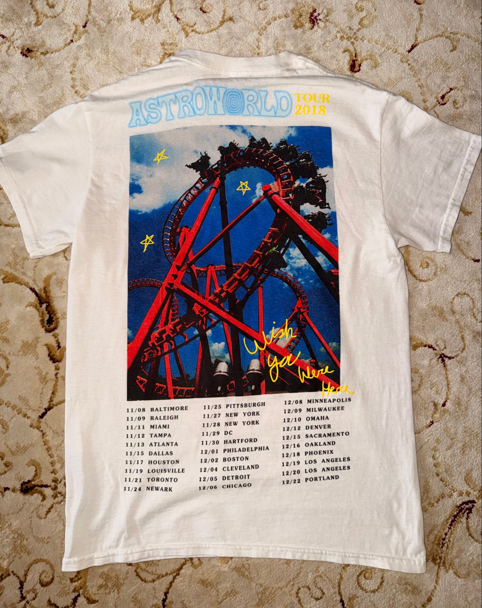 Travis Scott Astroworld Tour Tee, миниатюра 2
