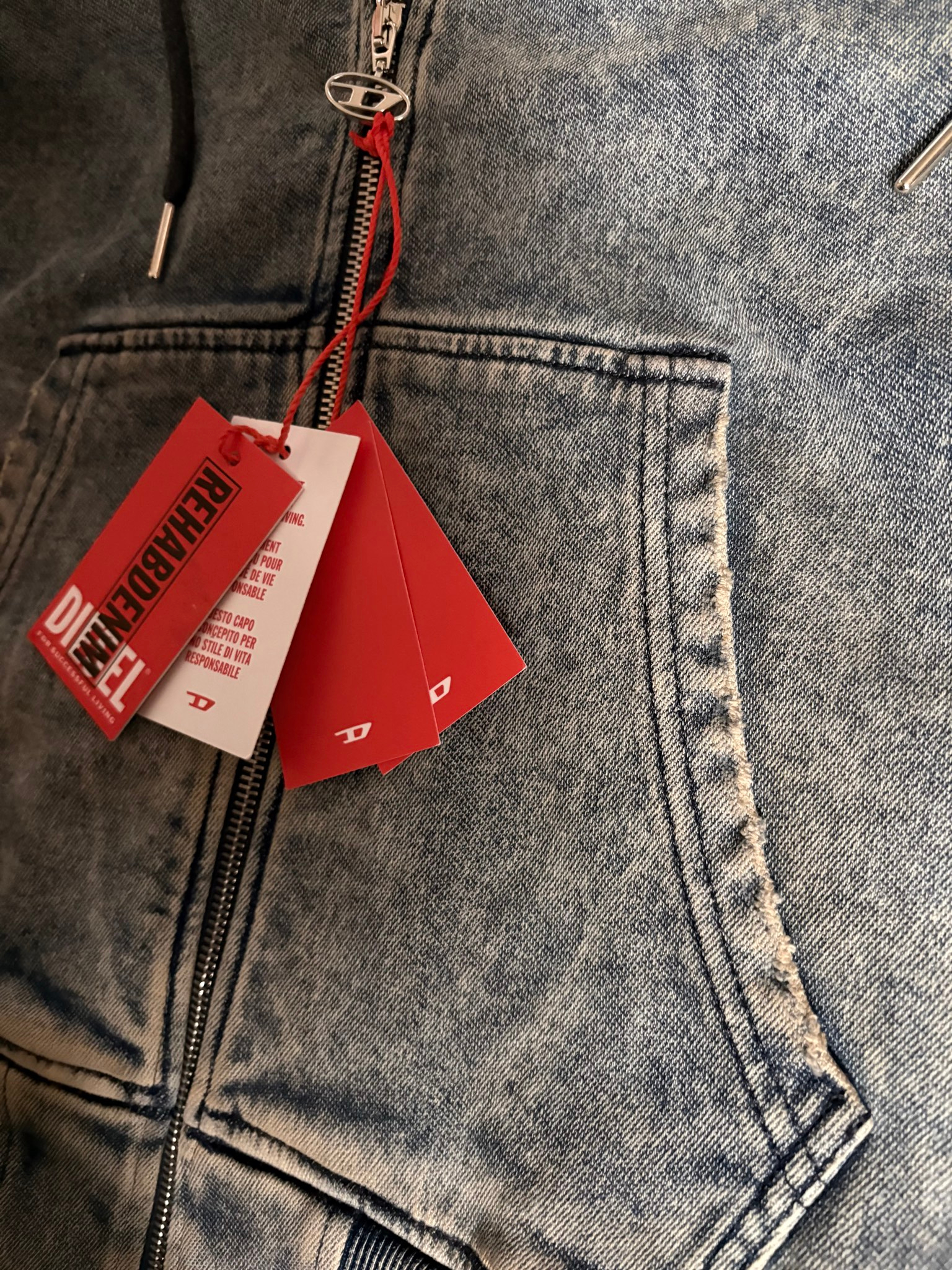 Diesel Denim hoodie, миниатюра 8