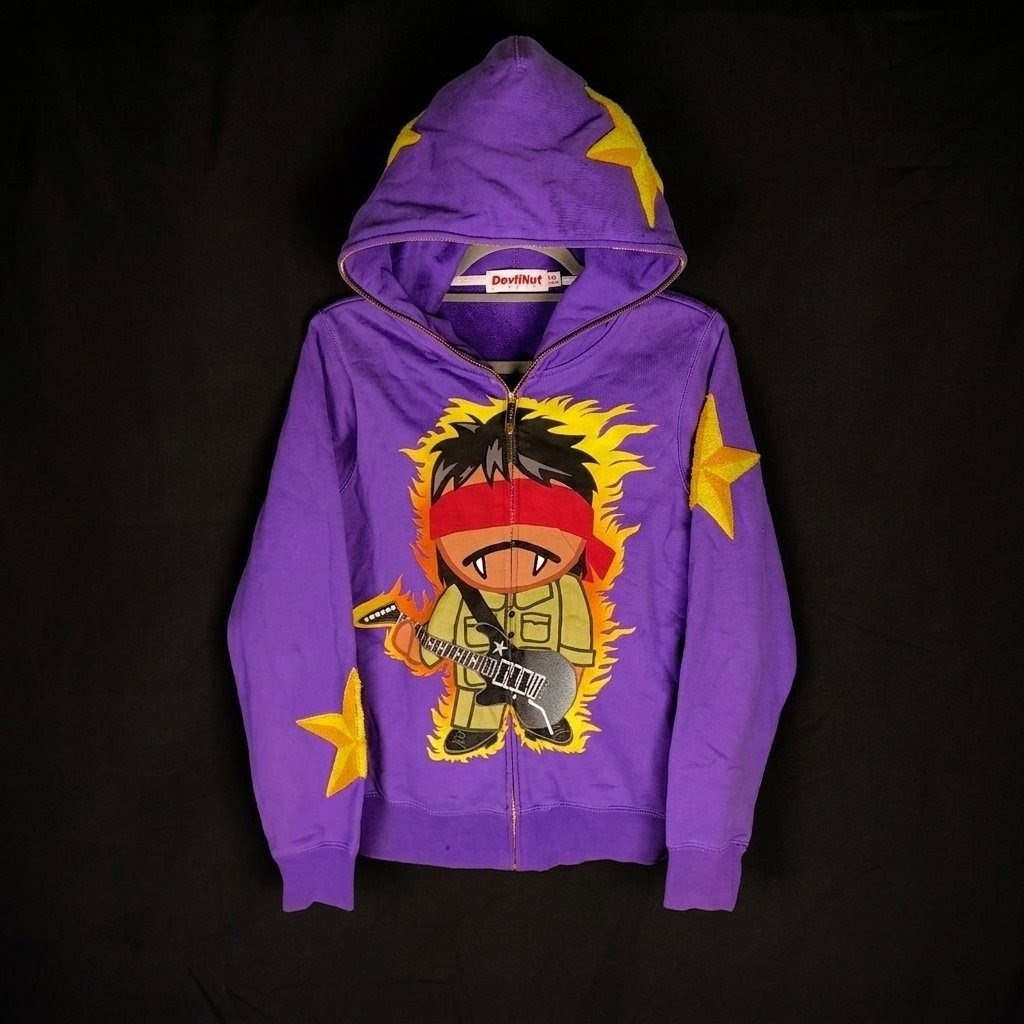 Devil Nut Rockstar zip hoodie, миниатюра 1