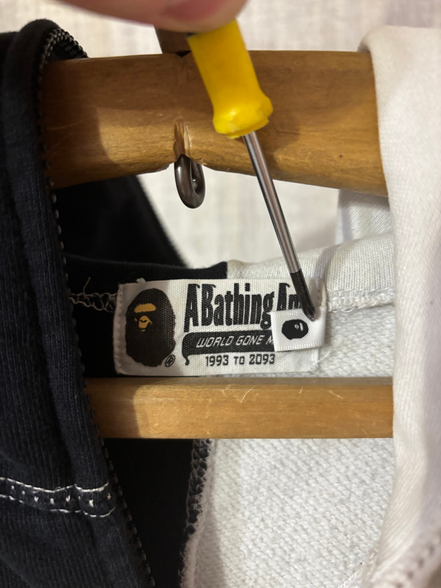 Bape Double Zip Hoodie, миниатюра 5