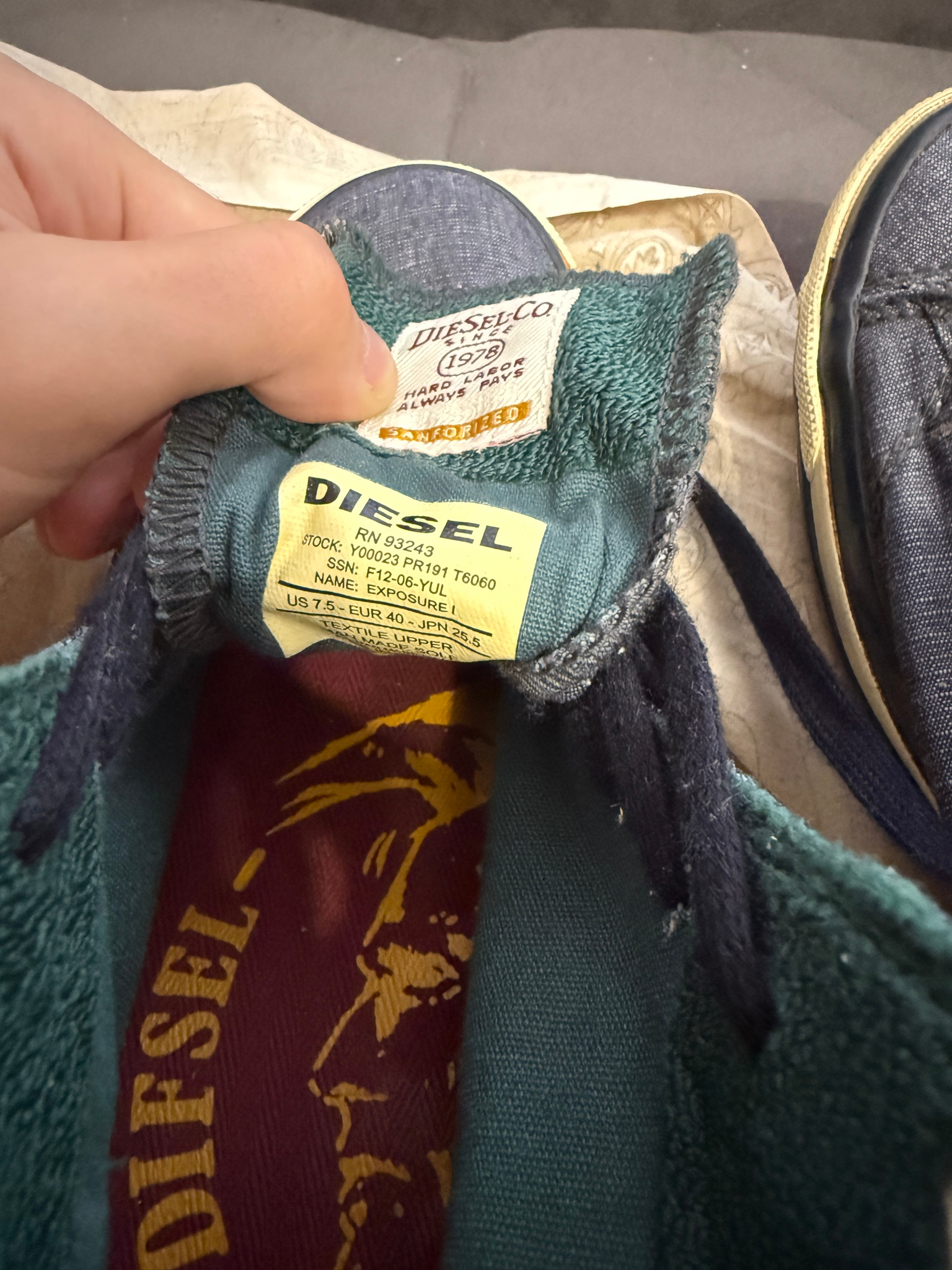 Diesel Кеды, миниатюра 5